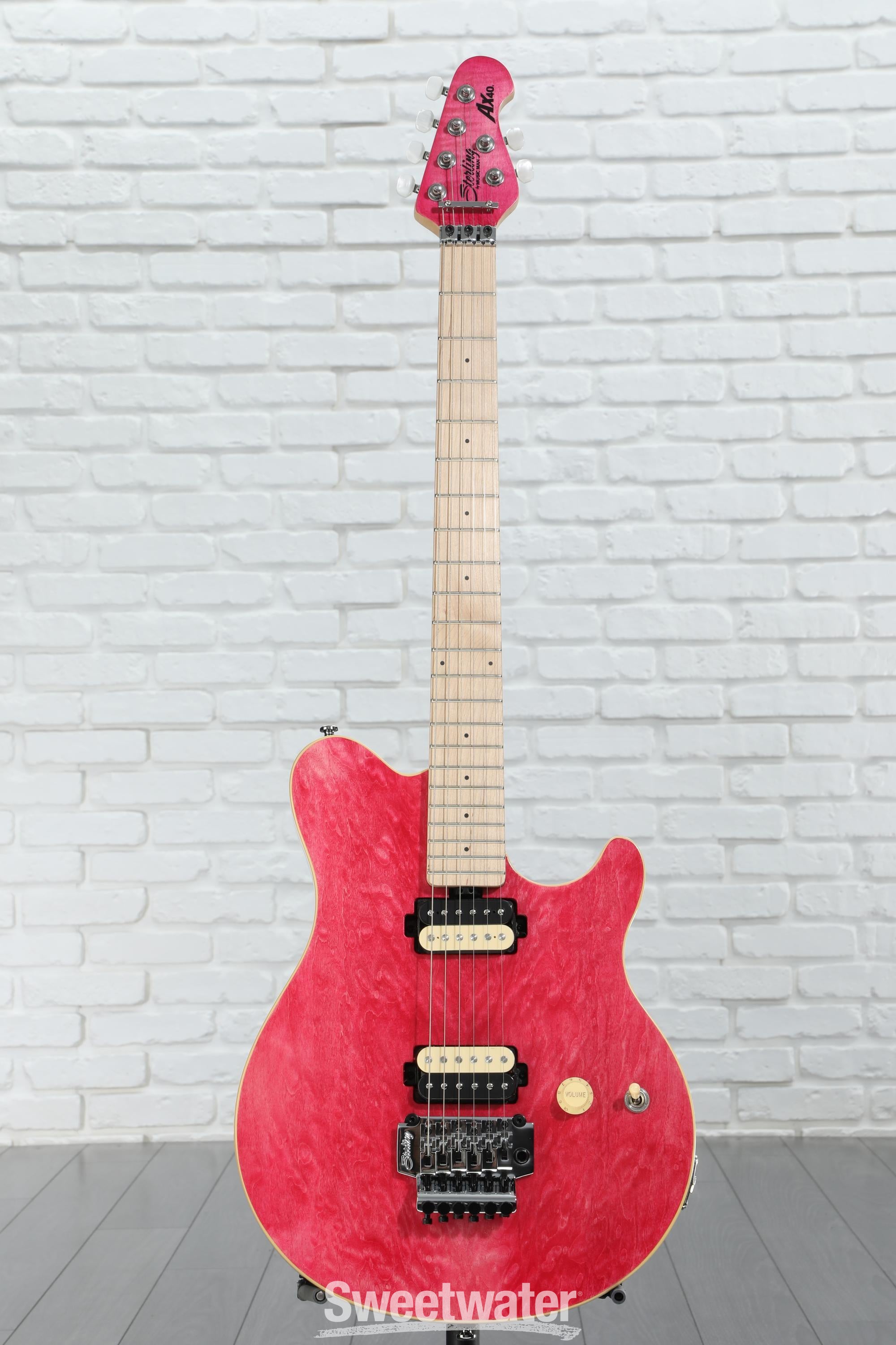 Sterling by MUSIC MAN AXIS AX40-TP-M Trans Pink | eBay