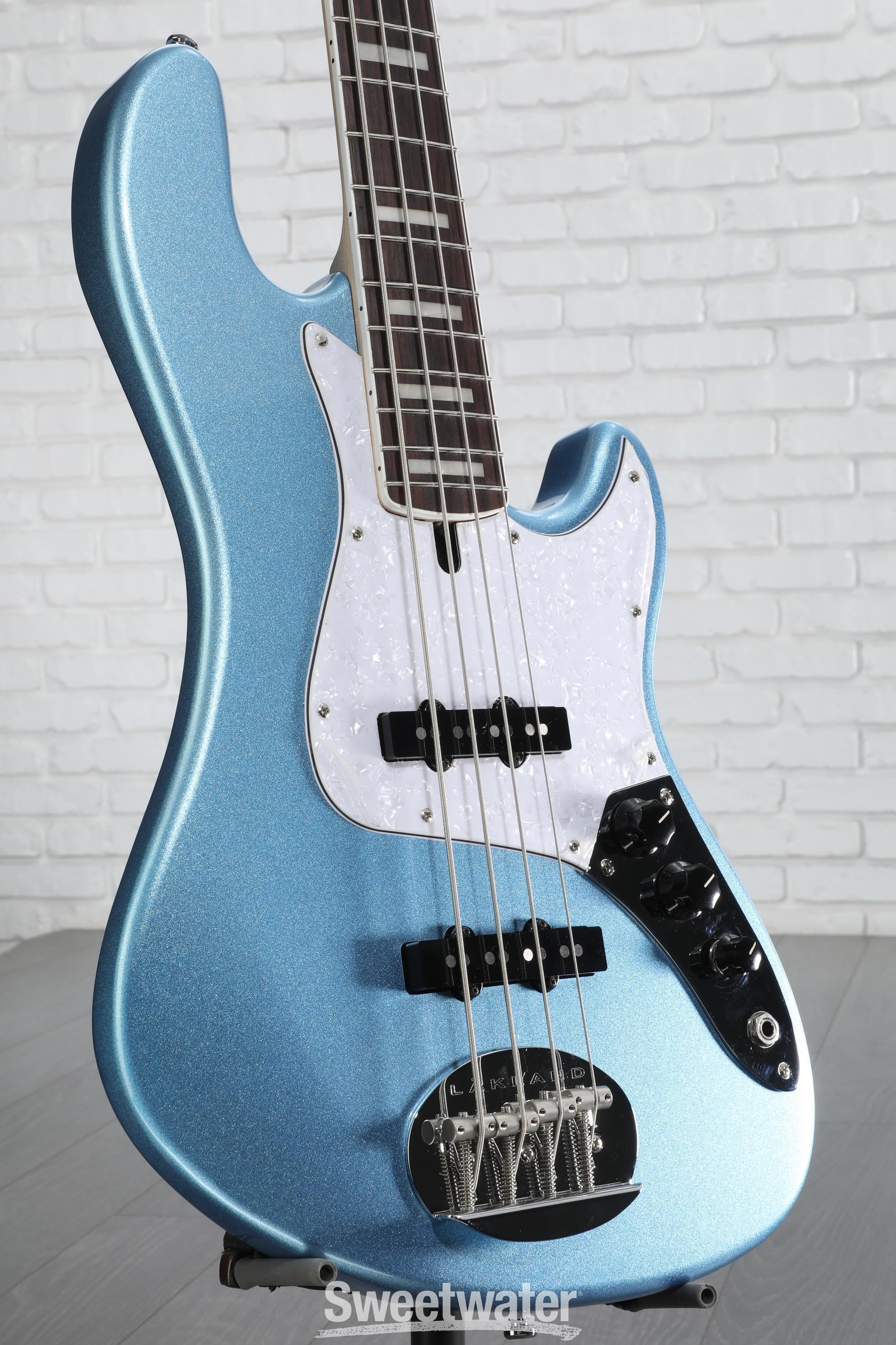 きじとら　LAKLAND Darryl Jones Lakland Skyline Darryl Jones DJ-4 Bass Guitar - Lake Placid