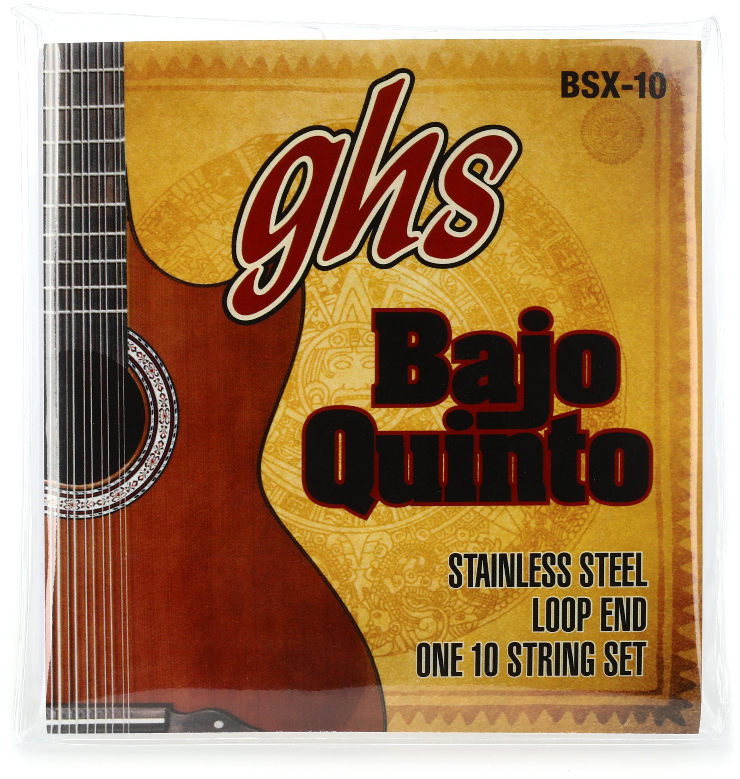 GHS BSX-10 Stainless Steel Bajo Quinto Strings | Sweetwater