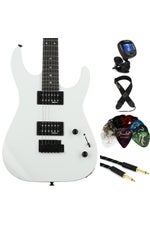 Photo of Jackson Dinky JS11 Electric Guitar Essentials Bundle - White