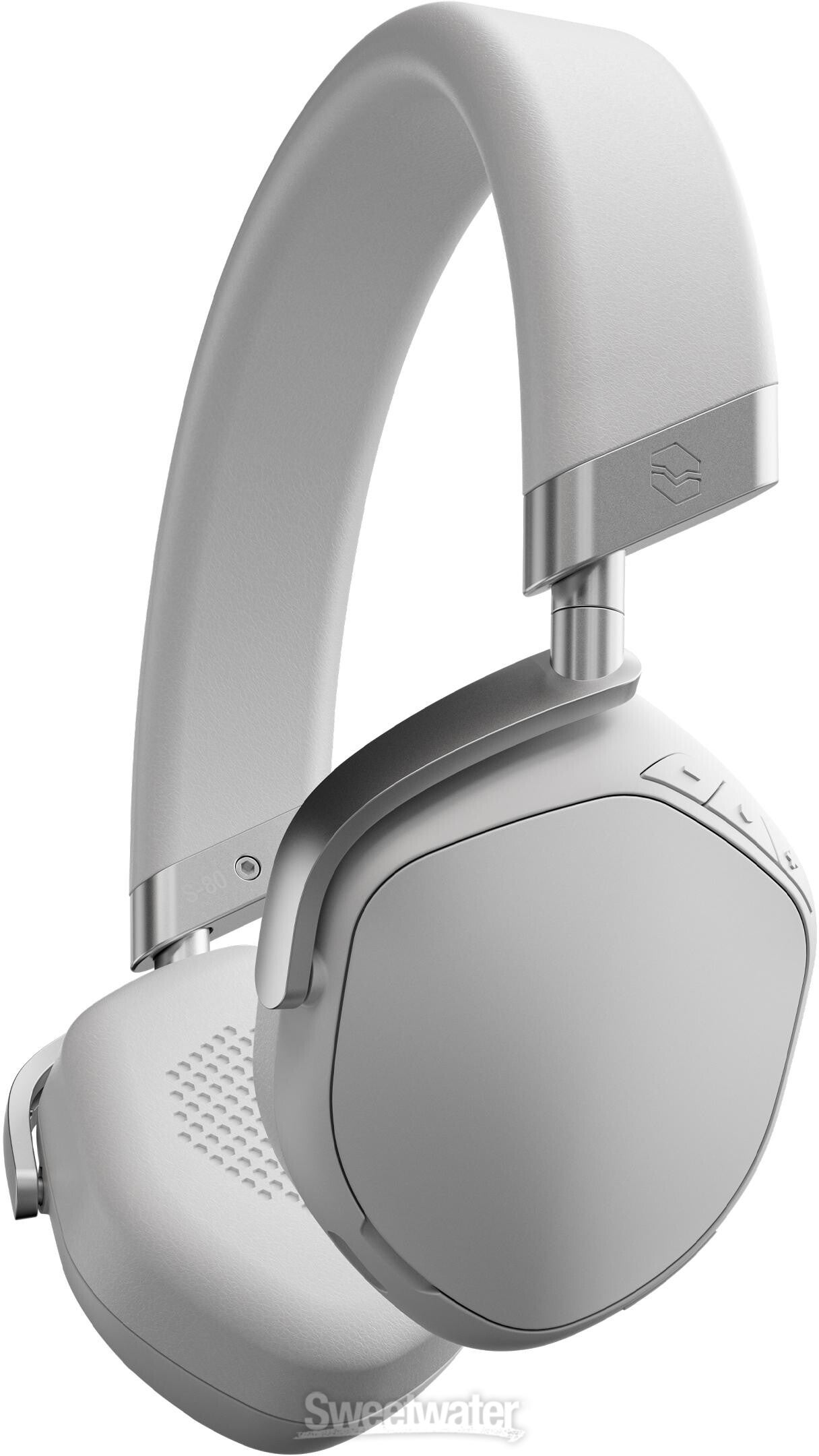 V-Moda S-80 Closed-back Bluetooth Headphones - White | Sweetwater