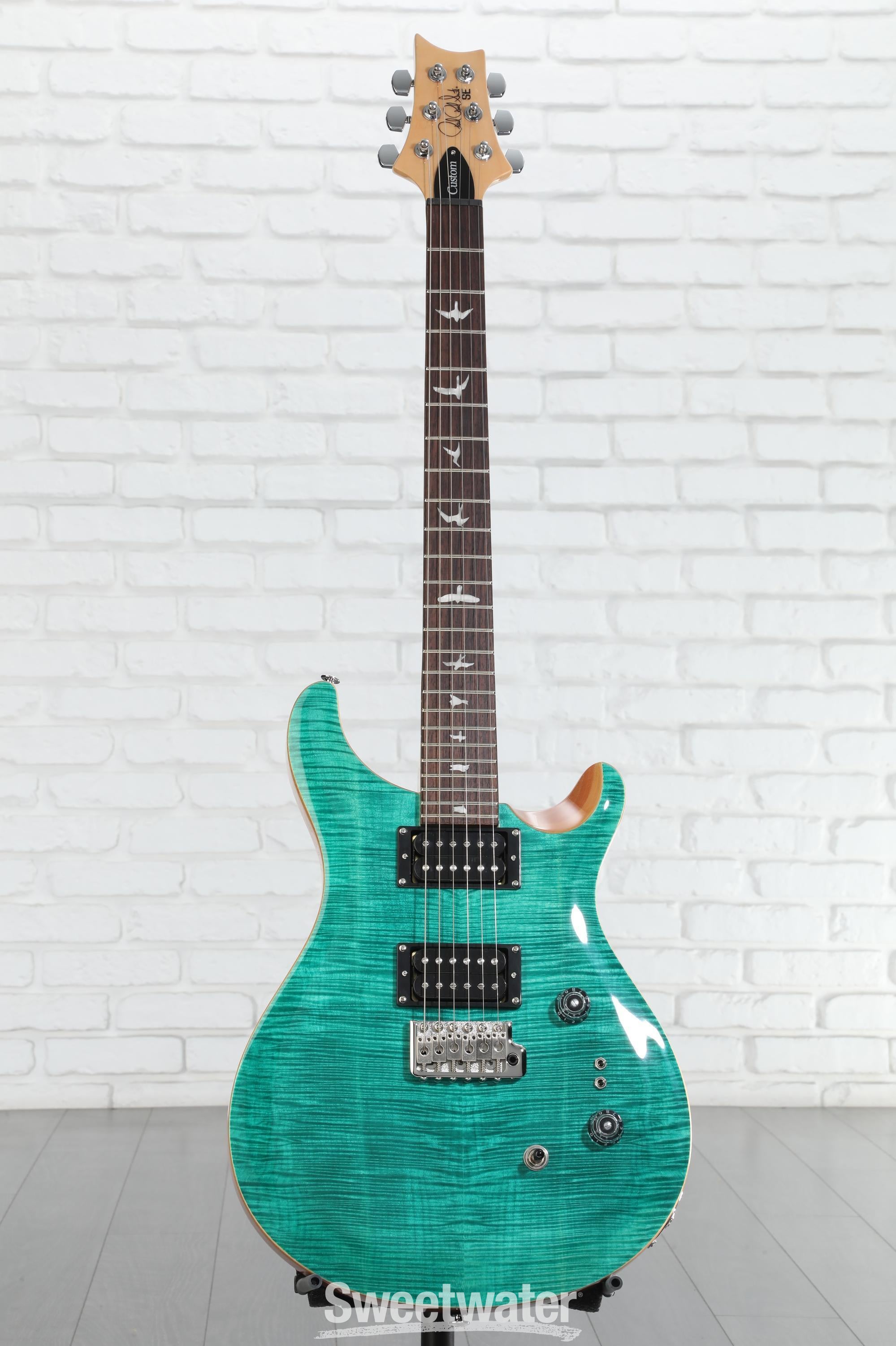 PRS SE Custom 24-08 Electric Guitar - Turquoise | Sweetwater