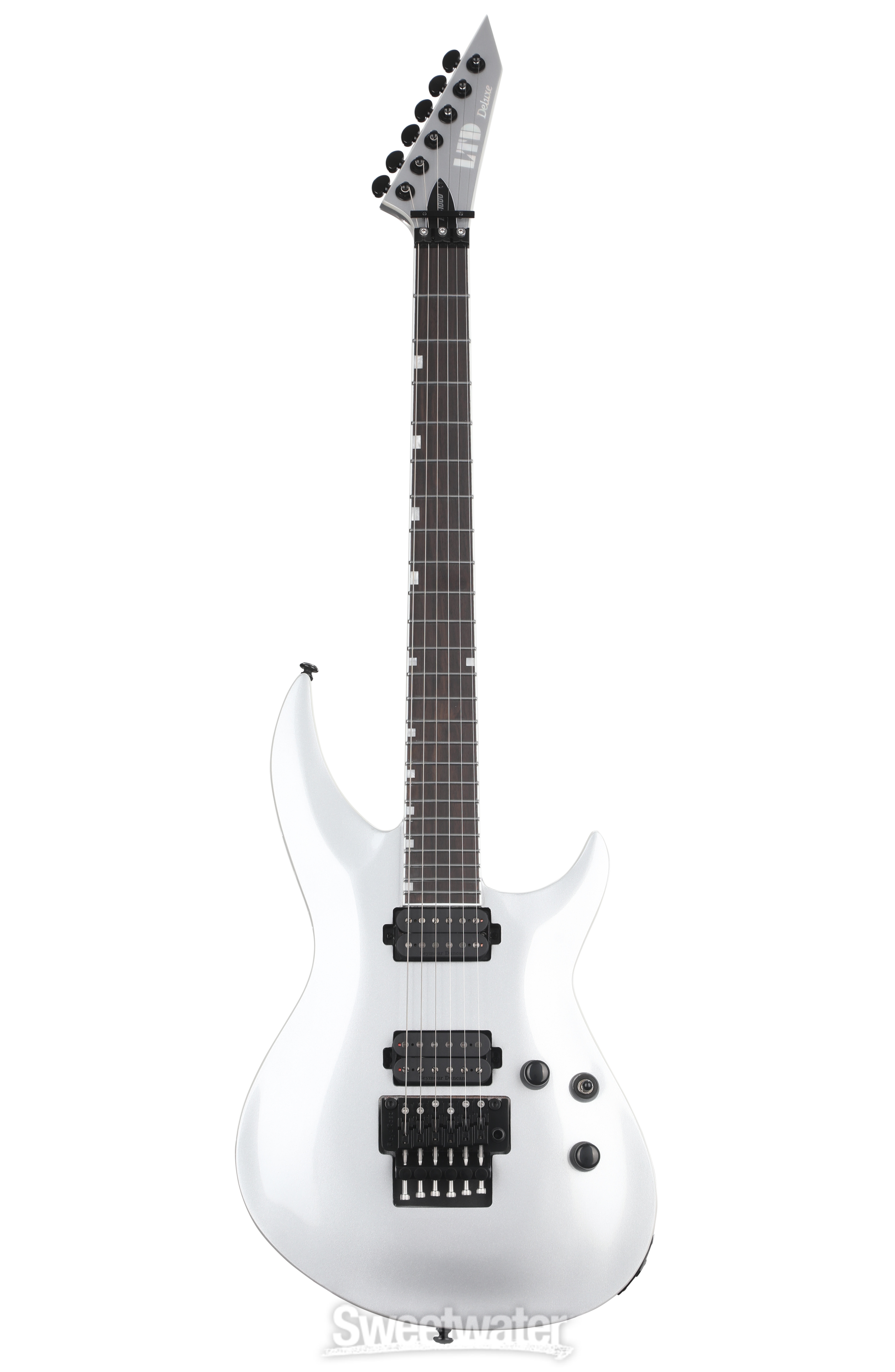 ESP LTD H3-1000FR Solidbody Electric Guitar - Metallic Silver