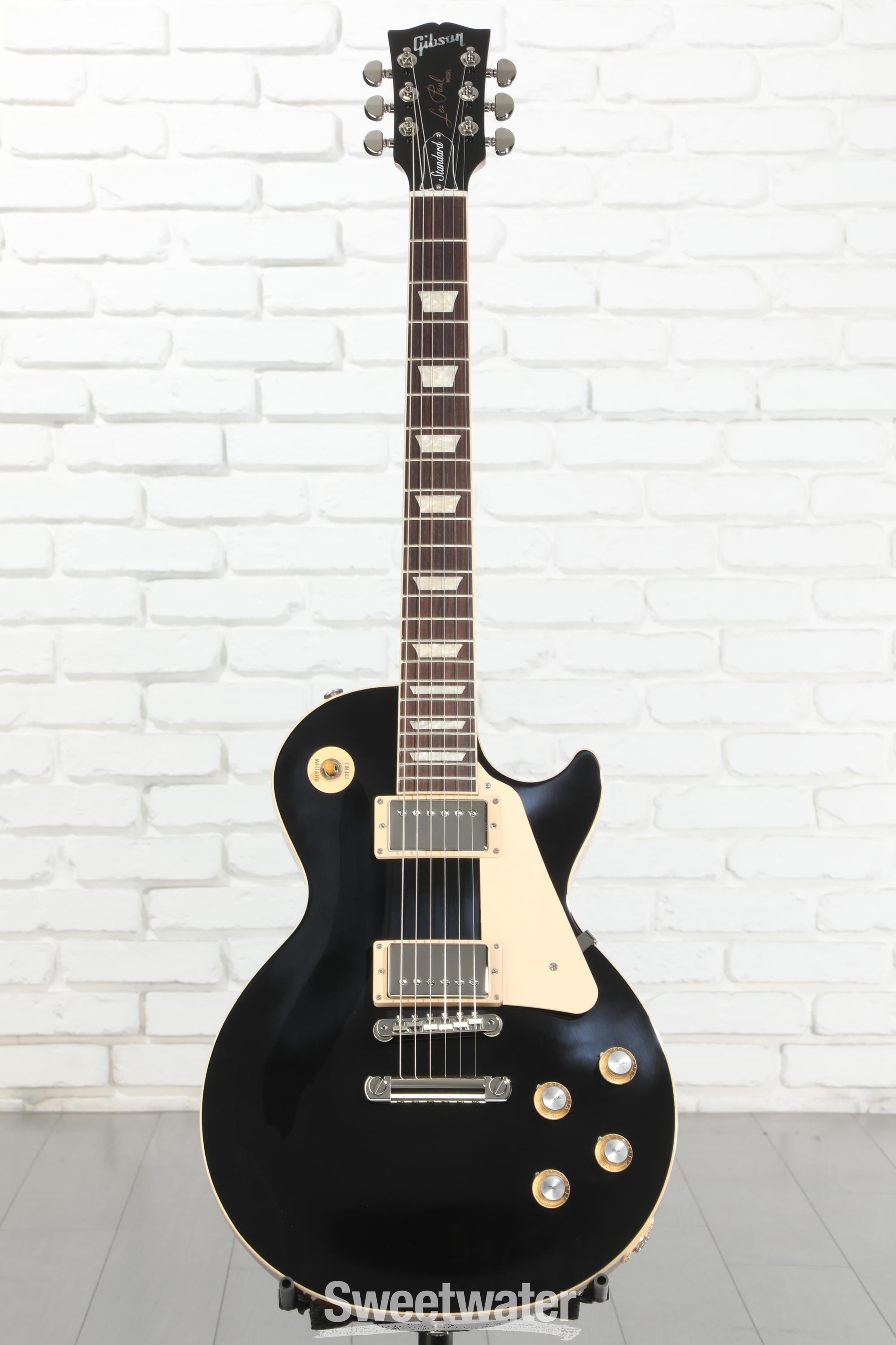 Gibson Les Paul Standard '60s Plain Top Electric Guitar - Ebony