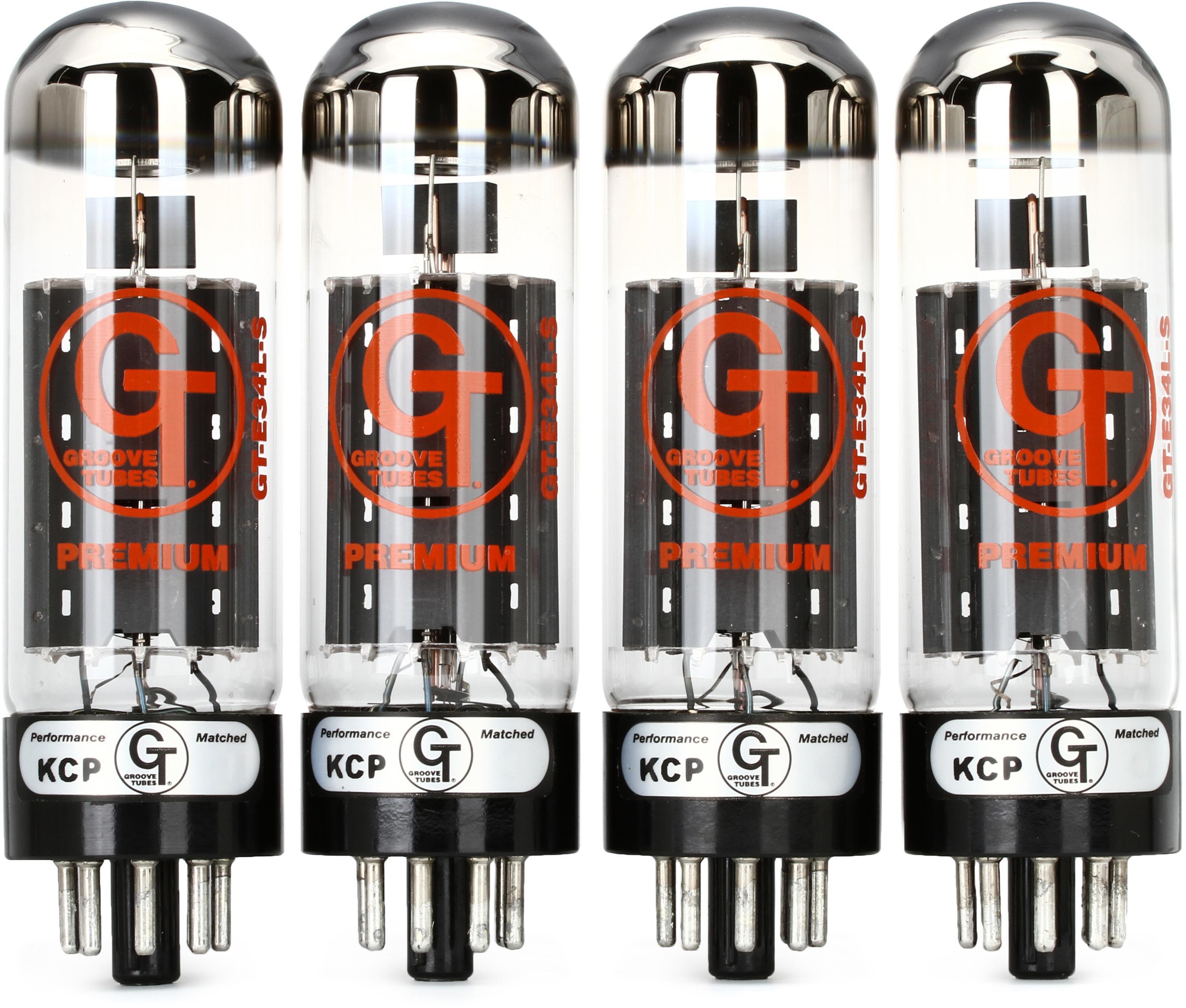 Groove Tubes GT-E34LS Power Tubes - Medium Quartet