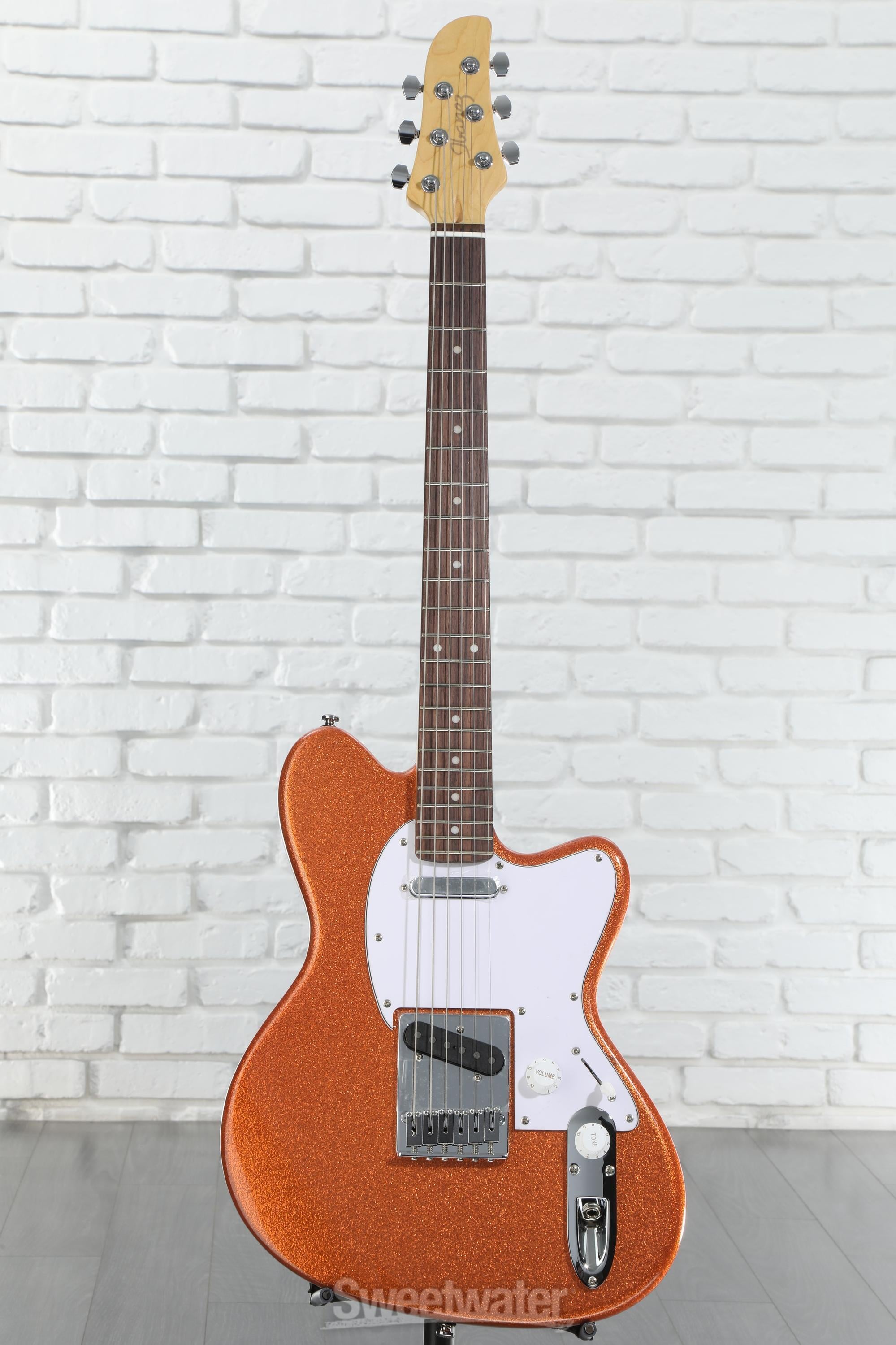 Ibanez Yvette Young Signature YY20 Electric Guitar - Orange Cream Sparkle