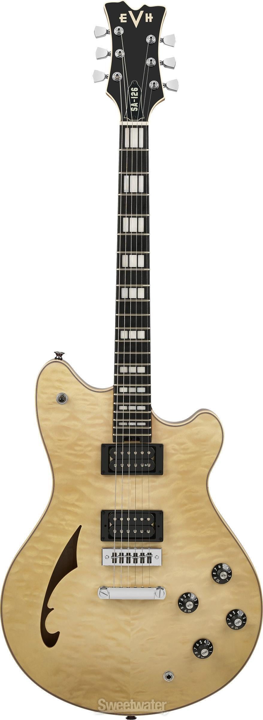 EVH SA-126 Special Quilted Maple Electric Guitar - El Natural