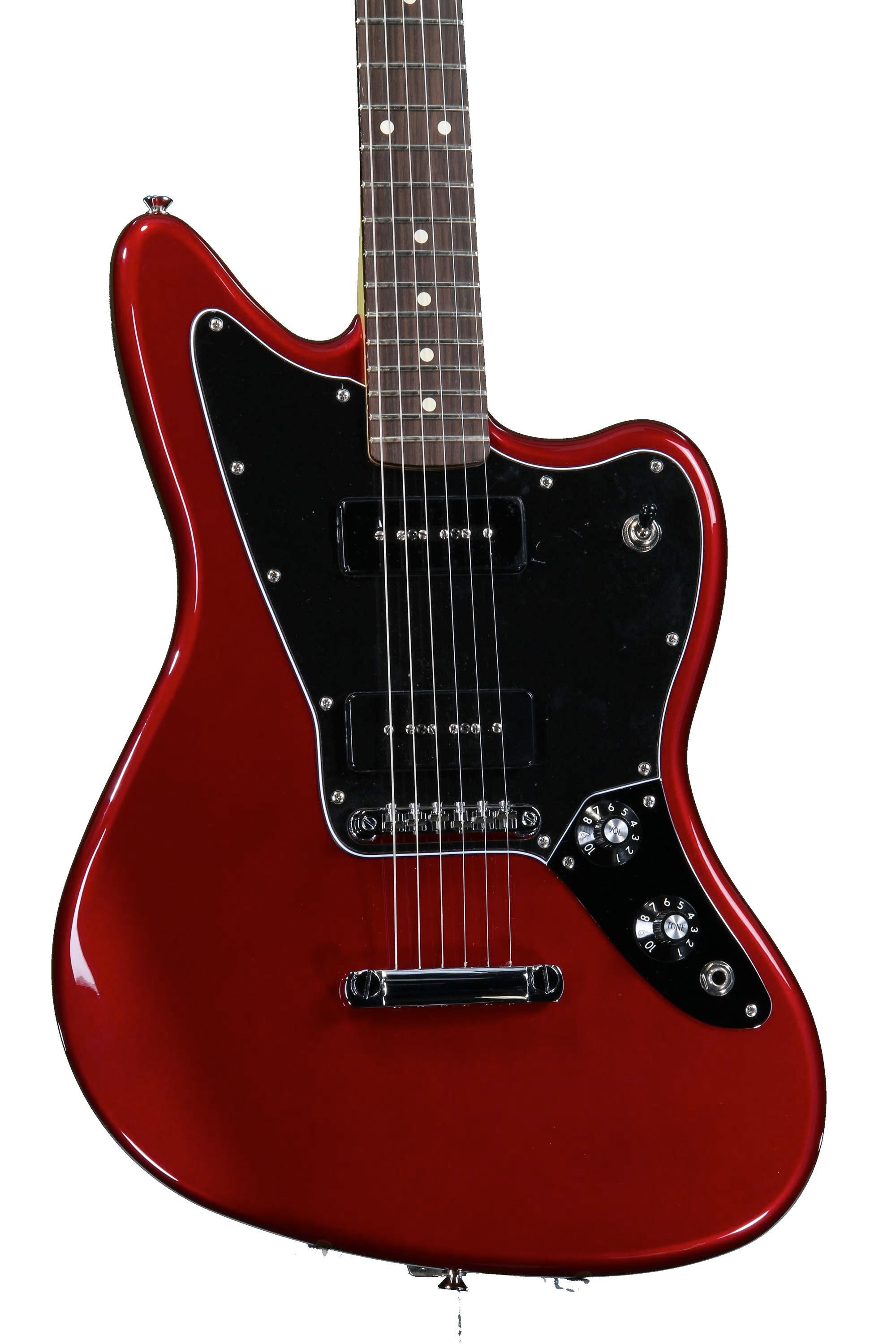 Apple - jaguar Fender Blacktop Jaguar 90 - Candy Apple Red | Sweetwater