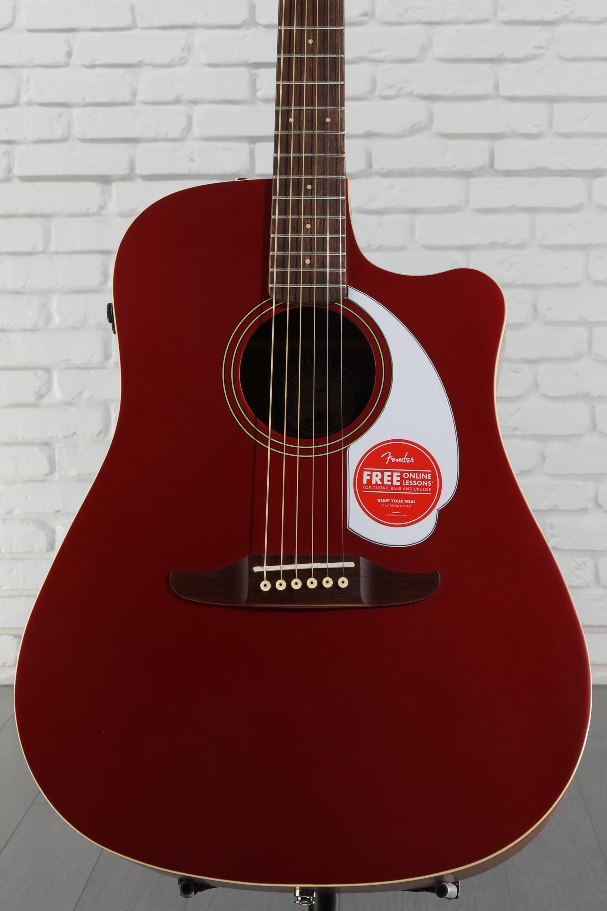 Fender Redondo Player Acoustic-electric Guitar - Candy Apple