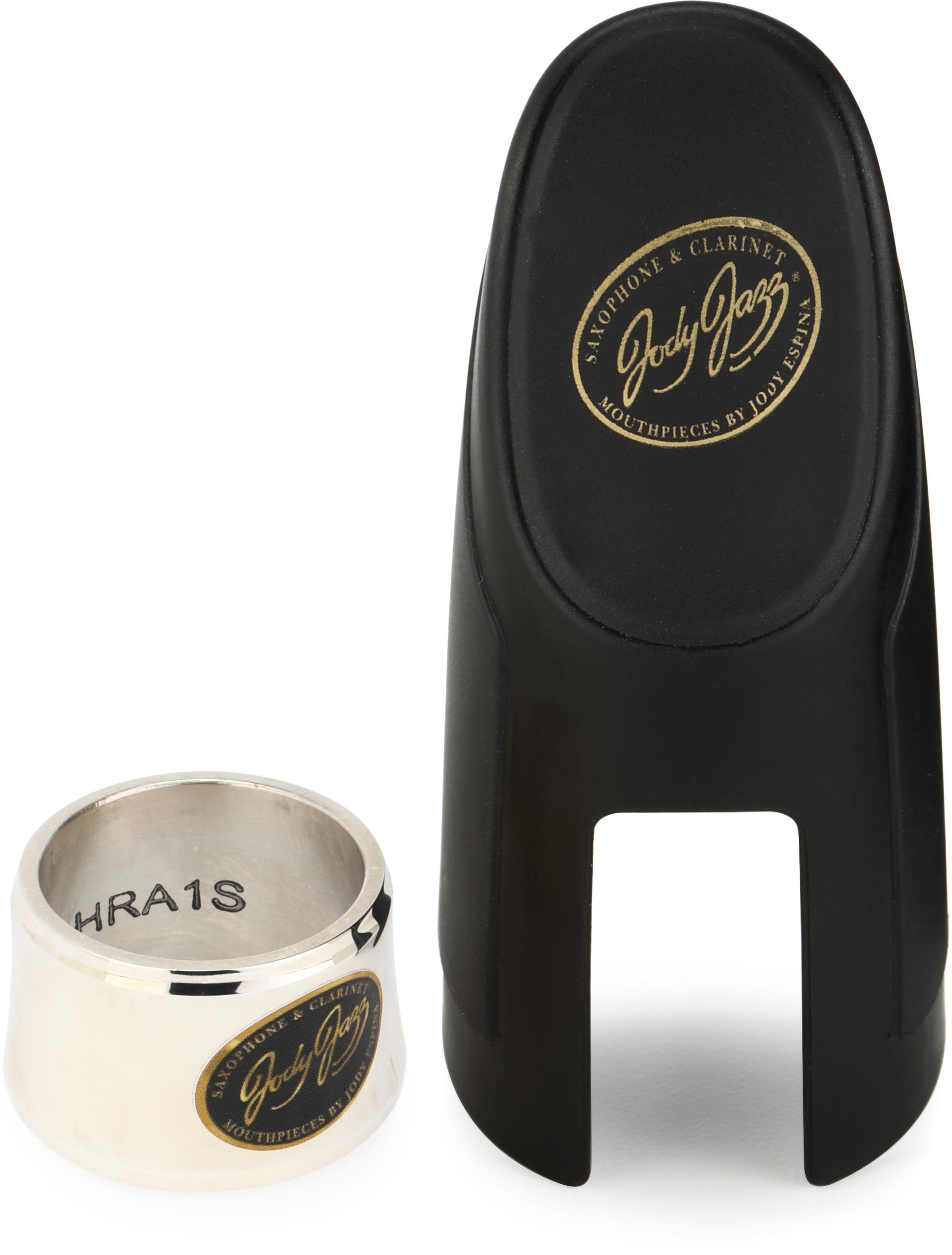 JodyJazz HRA1S Power Ring Ligature with Cap for Hard Rubber Alto