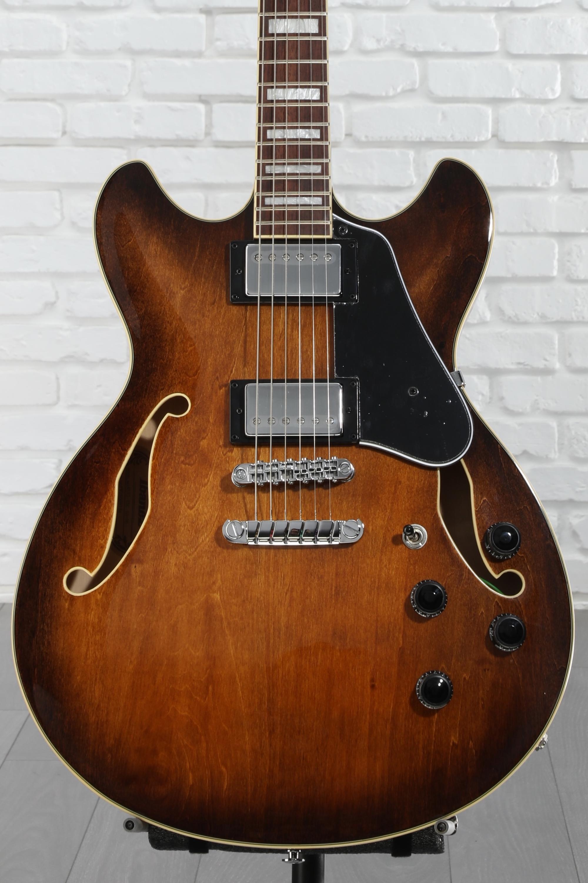 Ibanez Artcore AS73 Semi-Hollow Electric Guitar - Tobacco Brown
