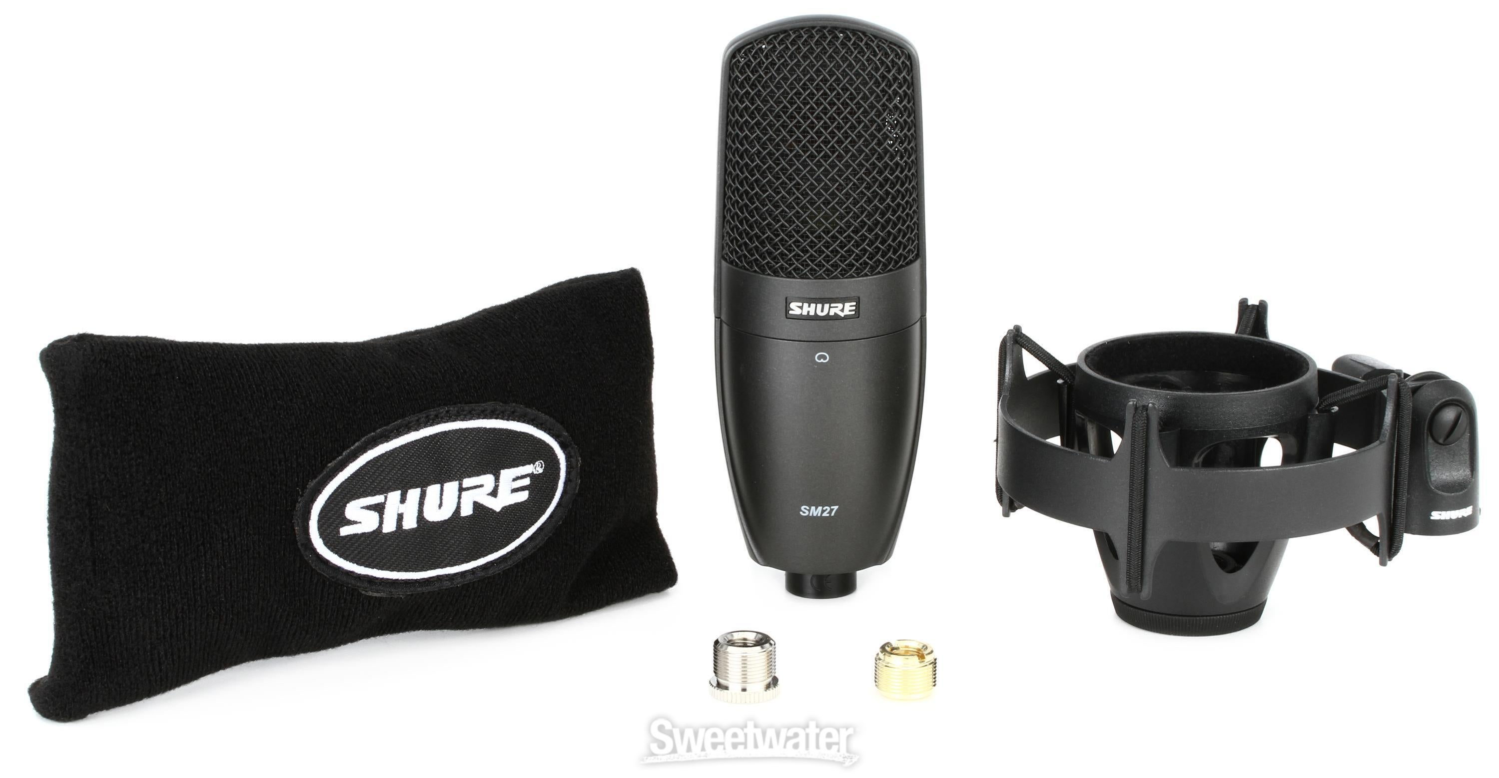 Shure SM27 Large-diaphragm Condenser Microphone | Sweetwater