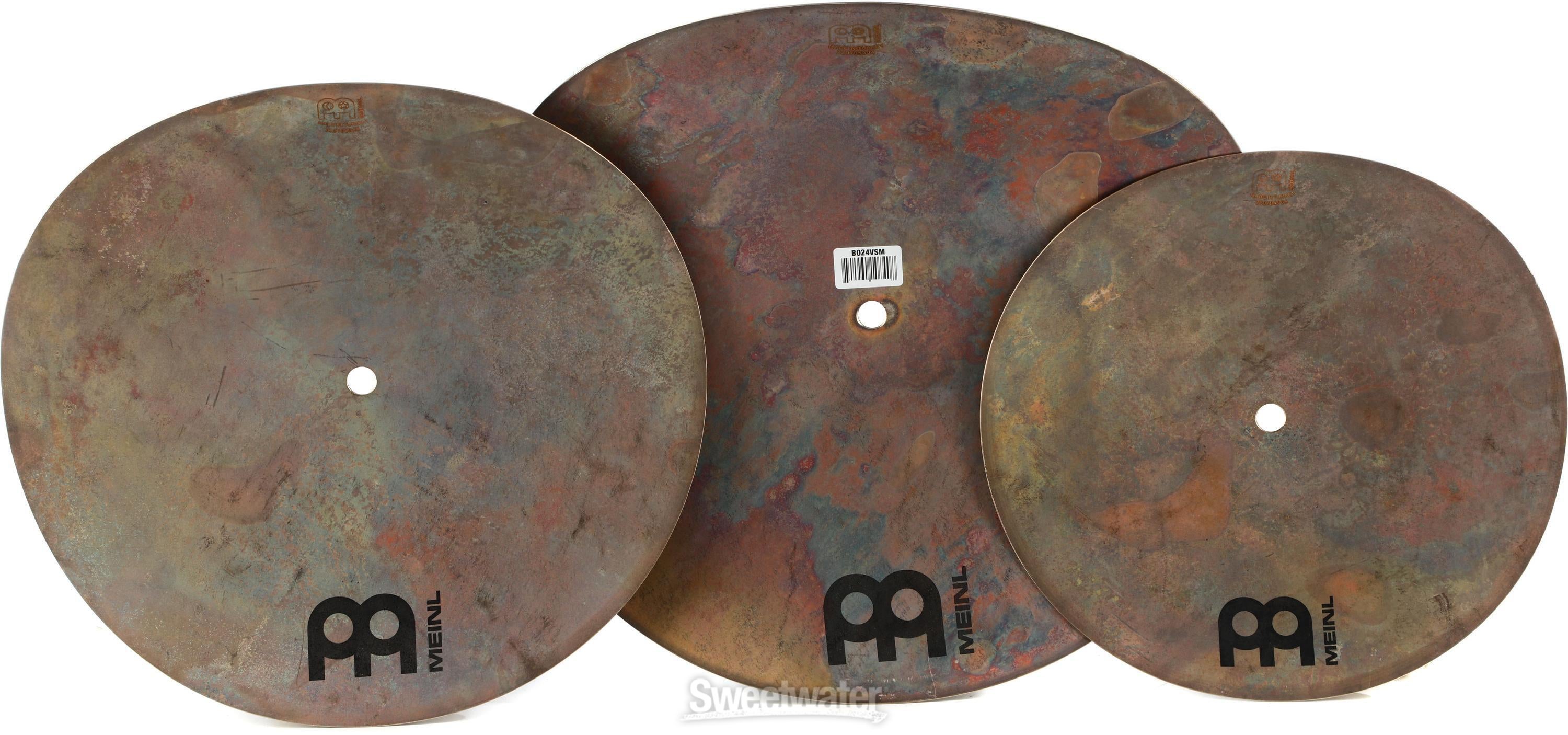 Meinl Cymbals Byzance Vintage 10-inch/12-inch/14-inch Smack Stack