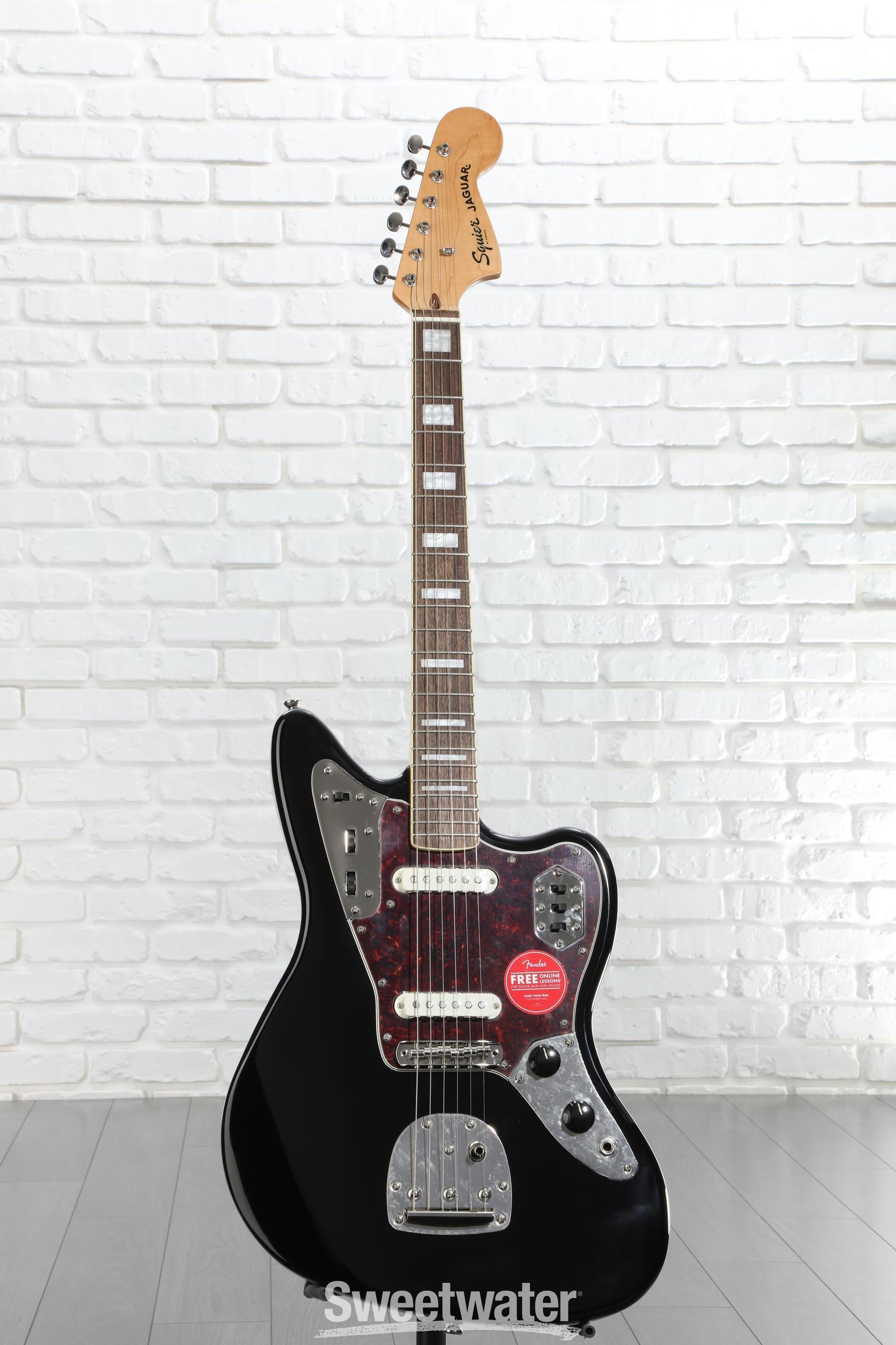 Squier Classic Vibe '70s Jaguar - Black Reviews | Sweetwater
