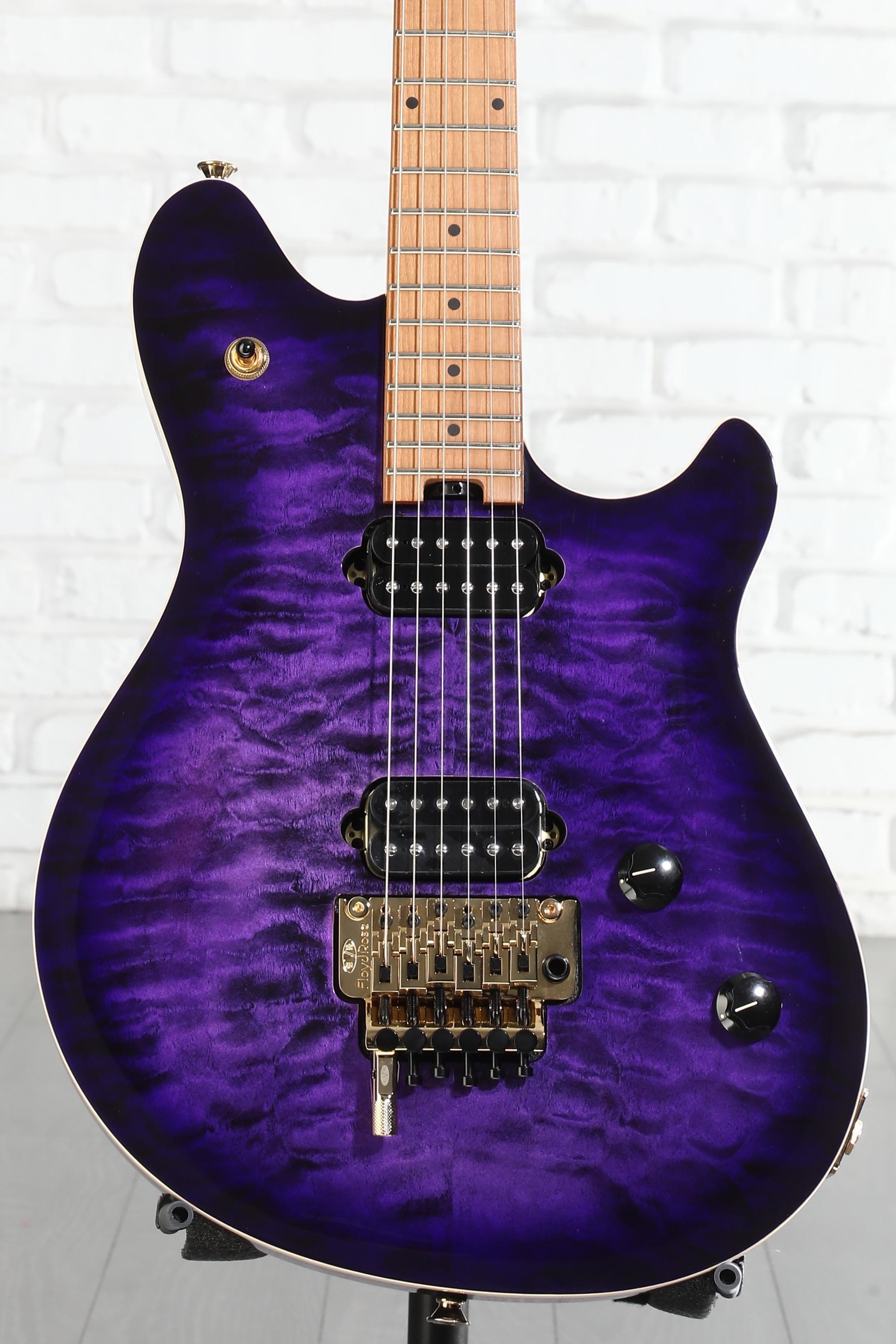 EVH Wolfgang Special QM Electric Guitar - Purple Burst | Sweetwater