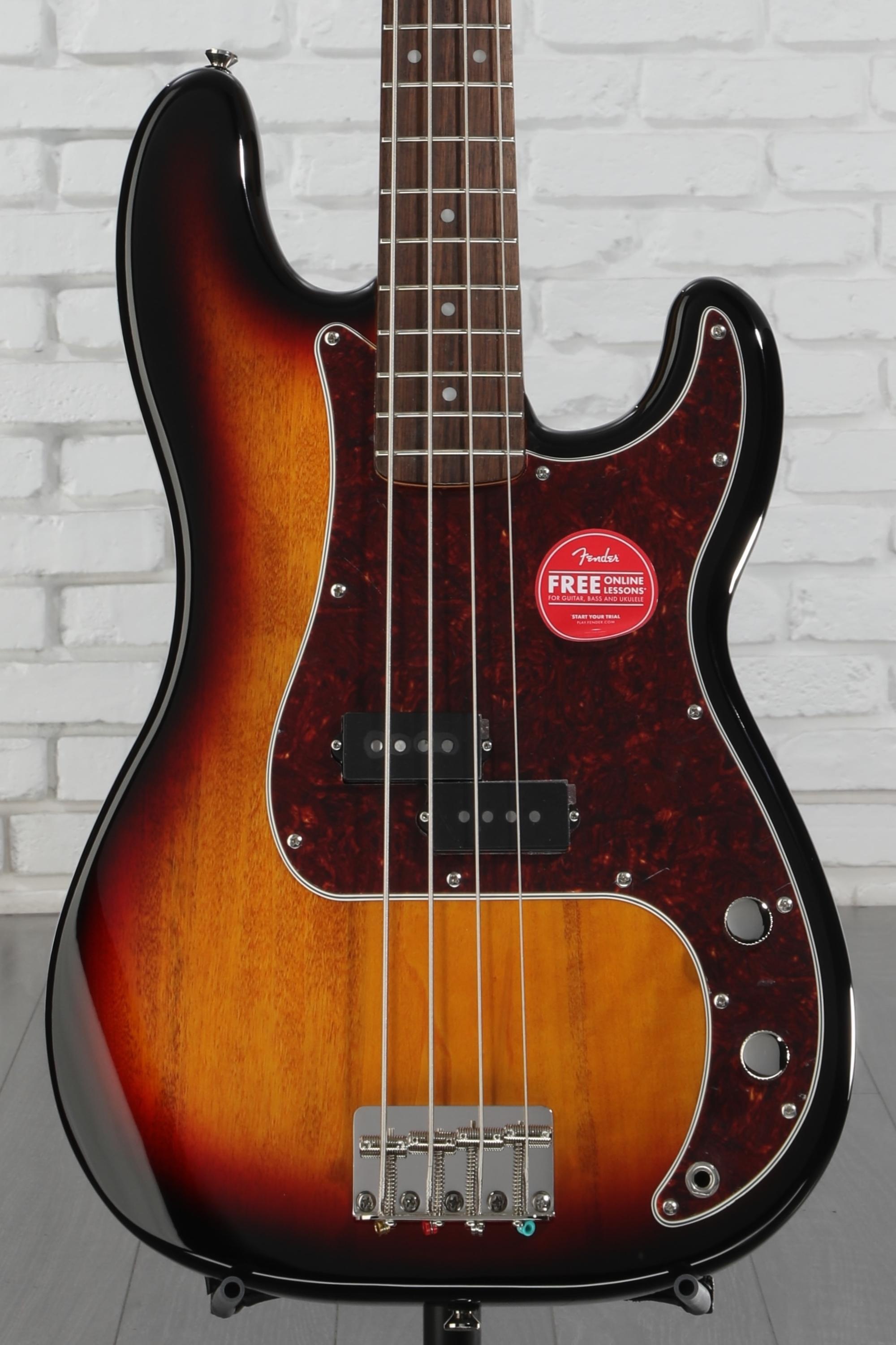 Squier Classic Vibe 60s’ Precision Bass Squier Classic Vibe '60s Precision Bass Guitar | Music & Arts