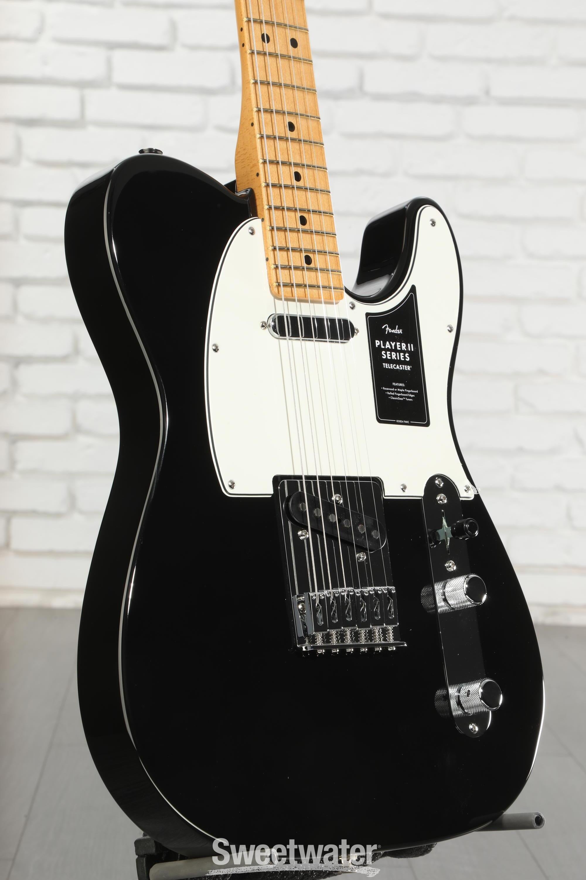 Fender Player II Telecaster Electric Guitar - Black with Maple