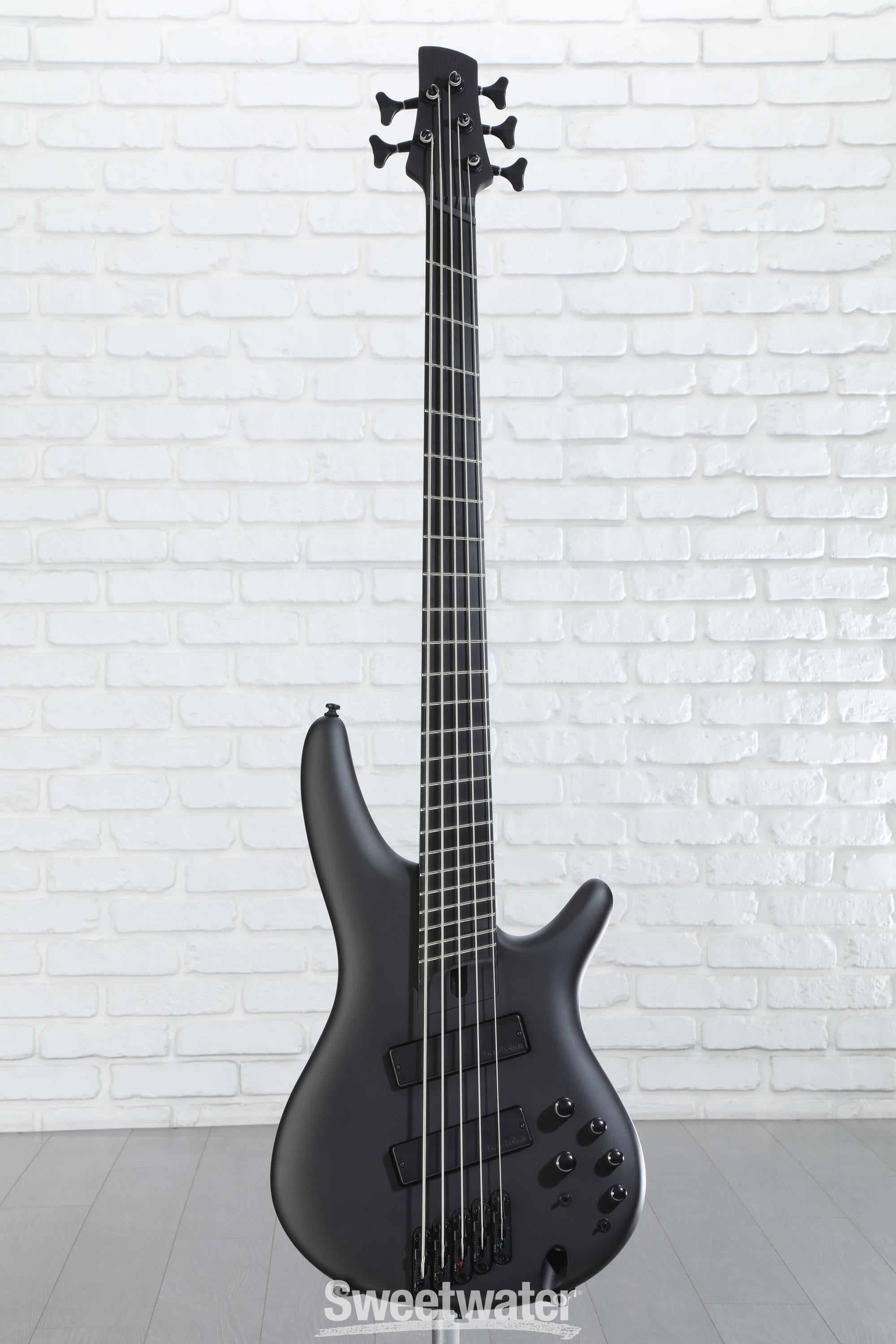 Ibanez Iron Label SRMS625EX - Black Flat | Sweetwater