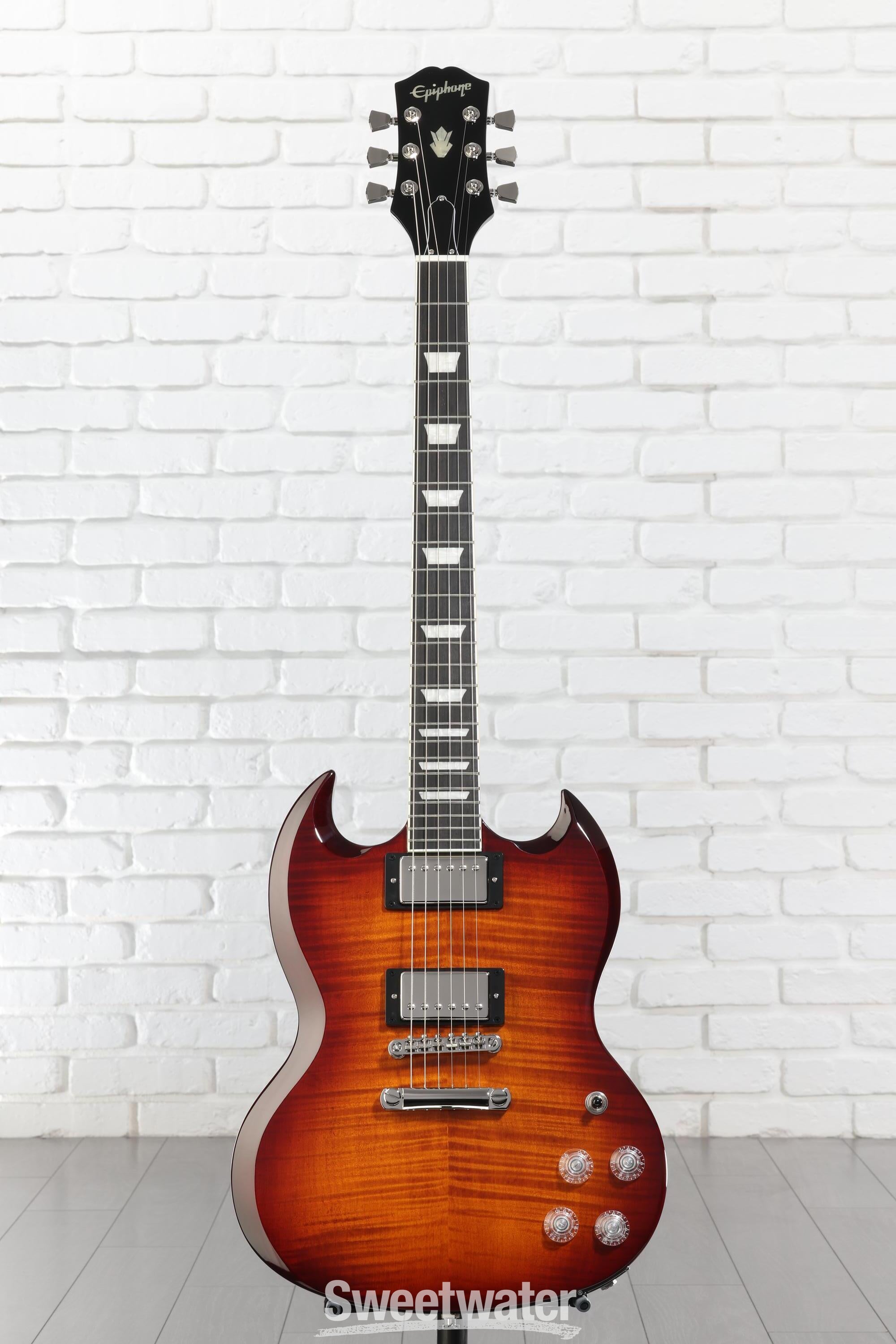 Epiphone SG Modern Figured Electric Guitar - Mojave Burst | Sweetwater