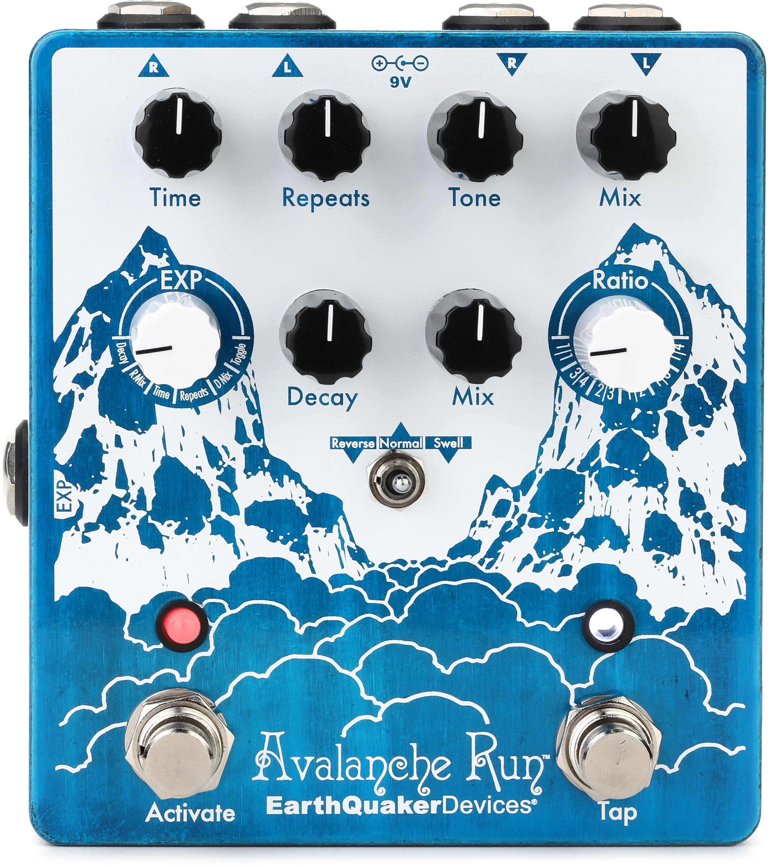 Photo of EarthQuaker Devices Avalanche Run V2 Delay and Reverb Pedal