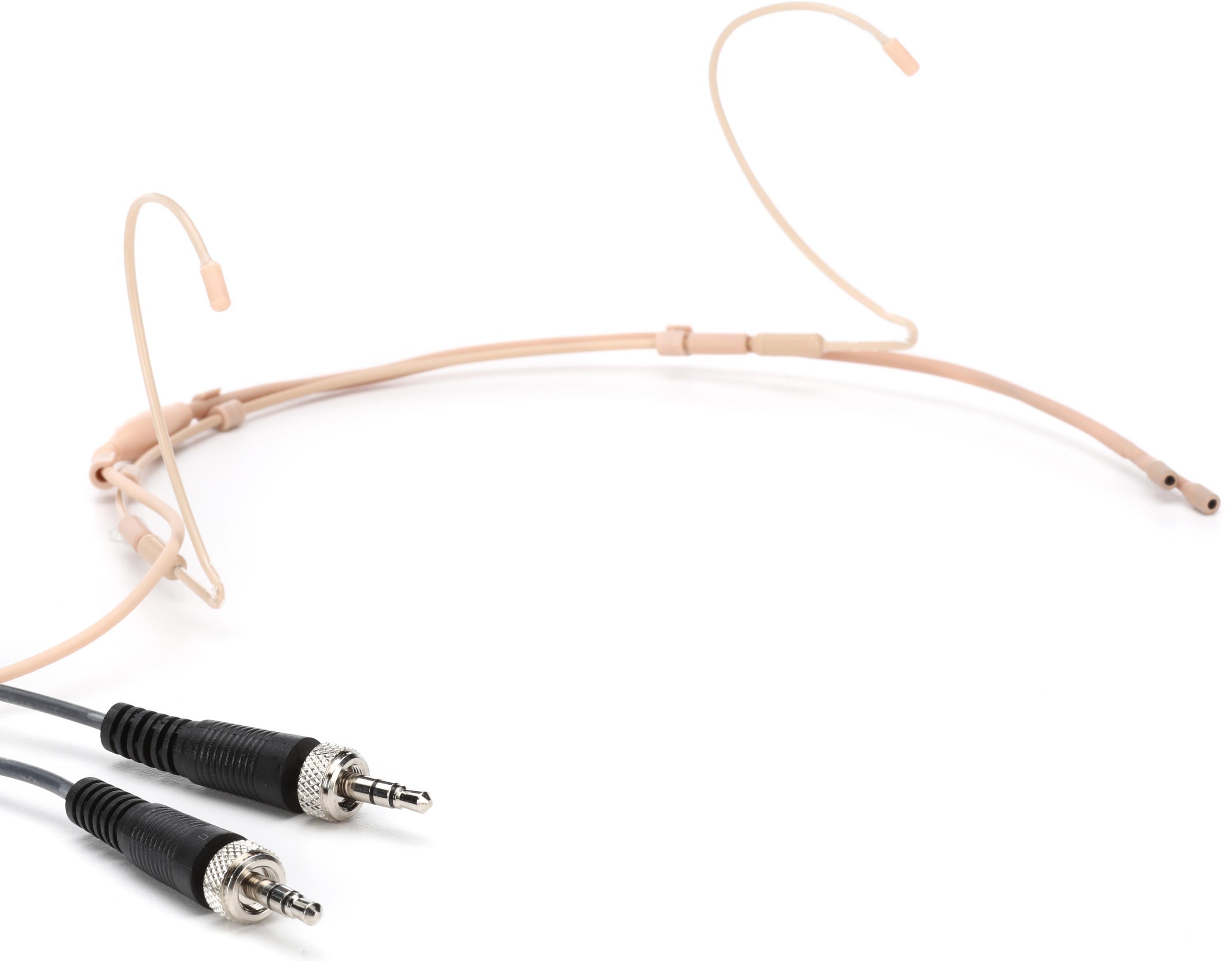 Photo of Point Source Audio Confidence CO2-8WD Omnidirectional Headset Microphone with 3.5mm Connector for Sennheiser Wireless - Beige