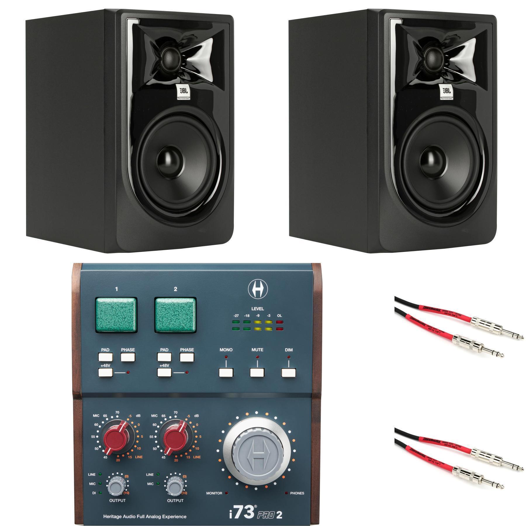 Heritage Audio i73 Pro 2 USB Audio Interface and JBL 305P MkII 5inch