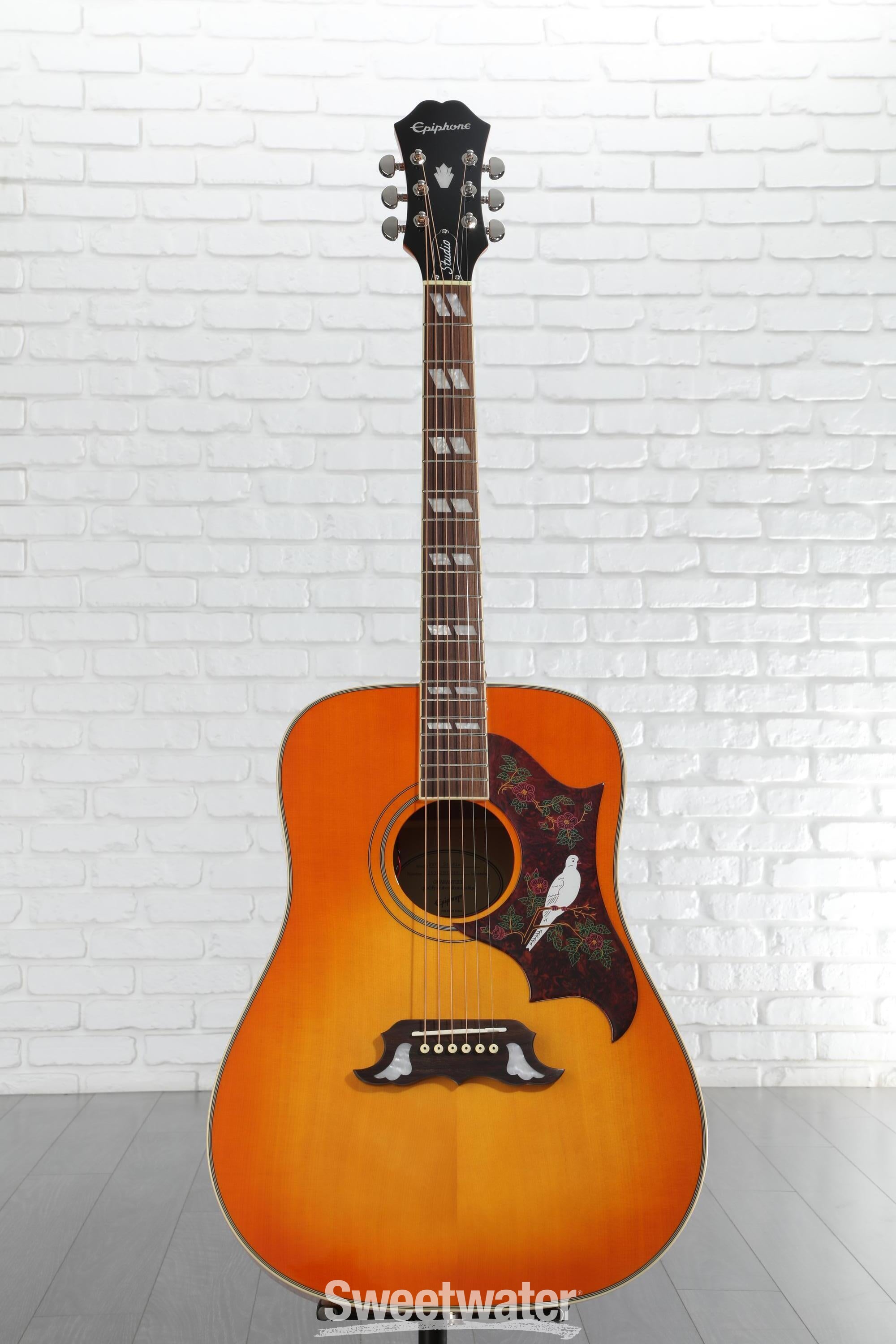 Epiphone Dove Studio Acoustic-electric Guitar - Violin Burst