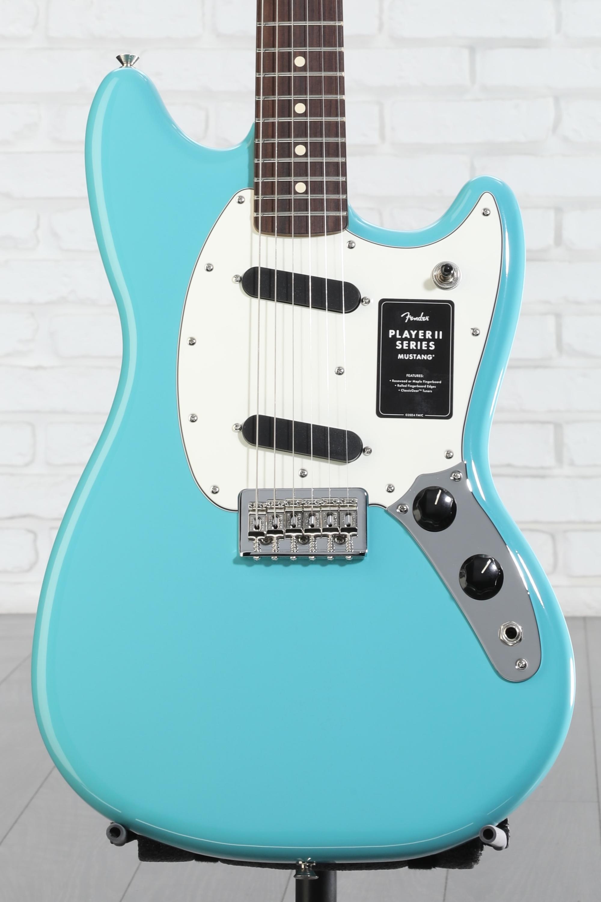 Fender Player II Mustang - Aquatone Blue with Rosewood Fingerboard