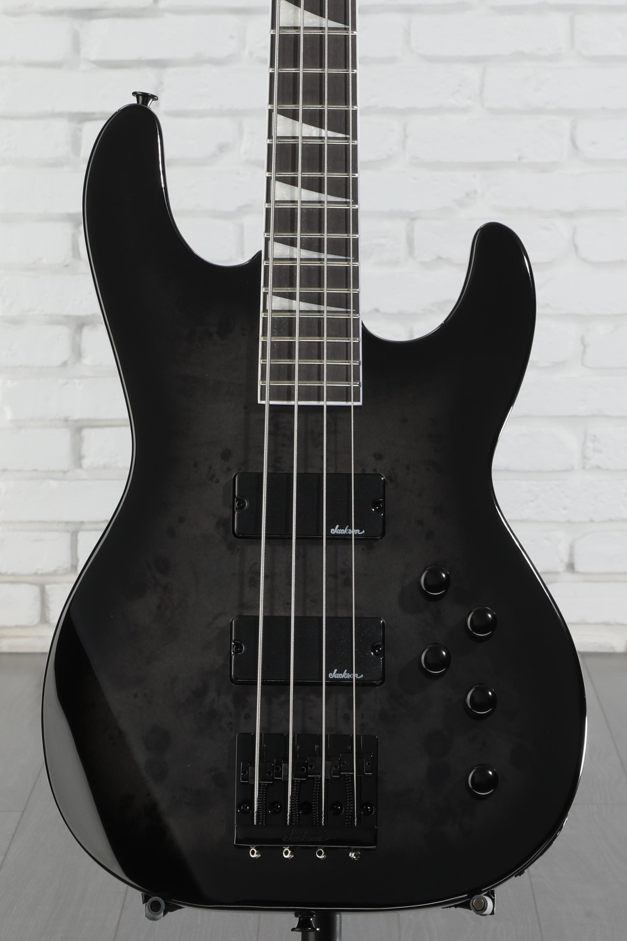Jackson JS Series Concert Bass CB JS3P Bass Guitar - Transparent Black