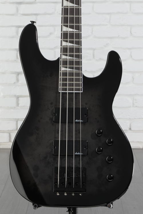 Jackson JS Series Concert Bass CB JS3P Bass Guitar - Transparent Black