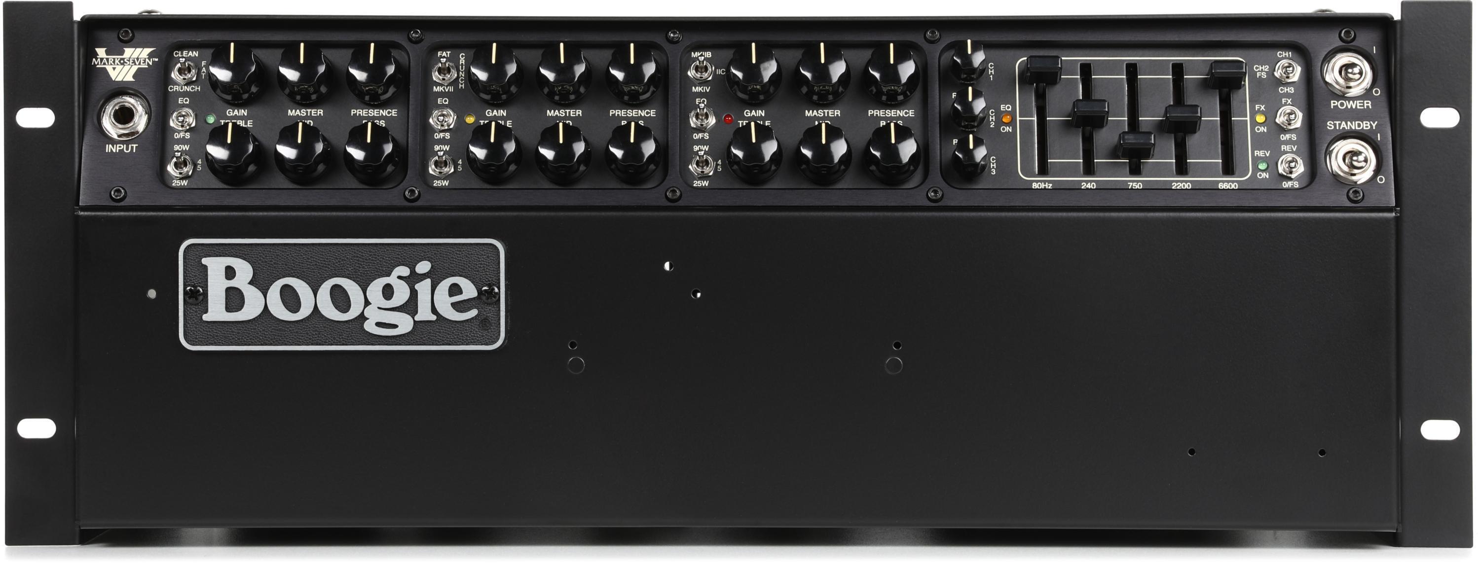 Mesa/Boogie Mark VII 90-watt Tube Rackmount Head - Black | Sweetwater
