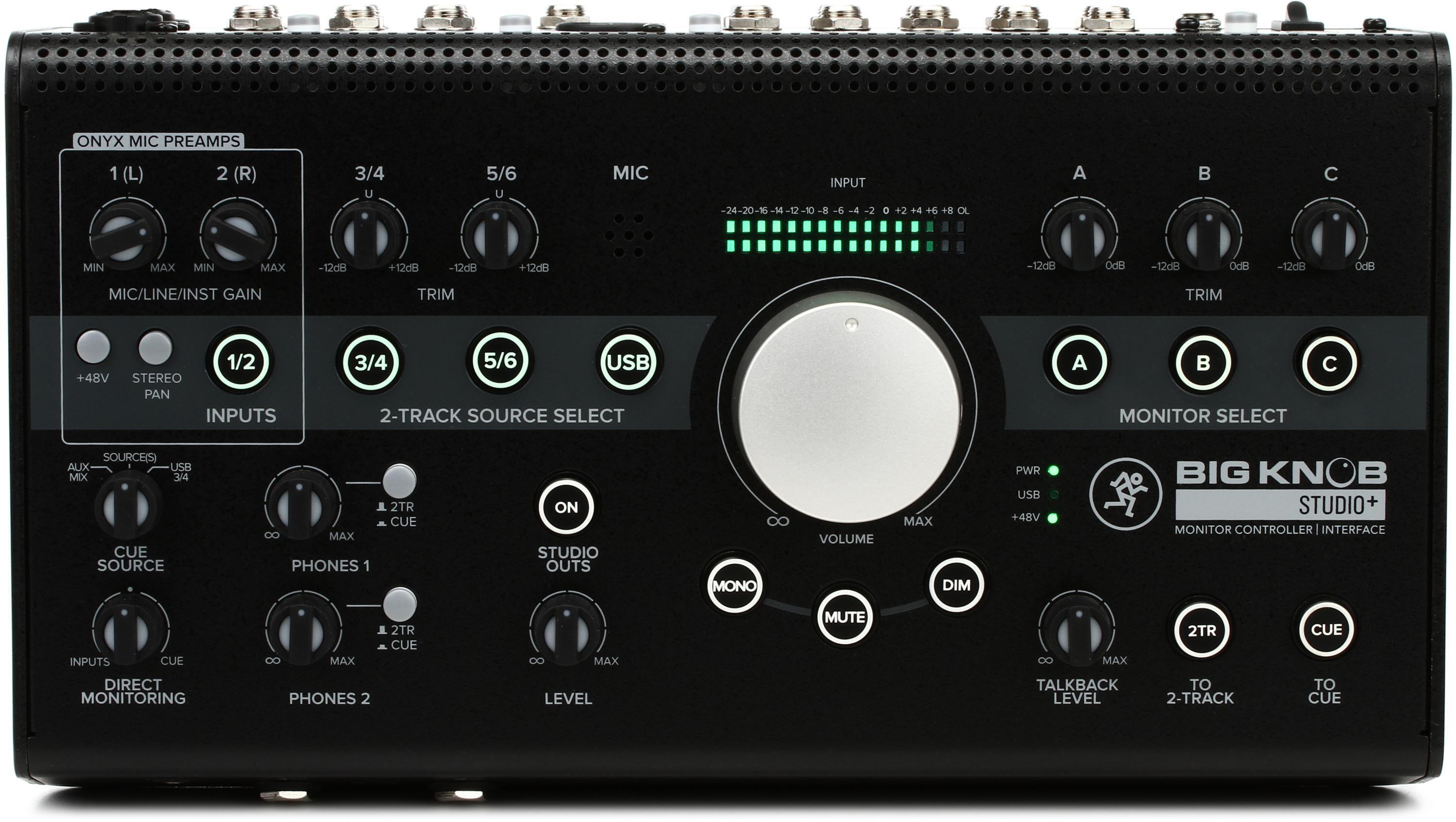 Mackie Big Knob Studio+ 4x3 Studio Monitor Controller and Interface