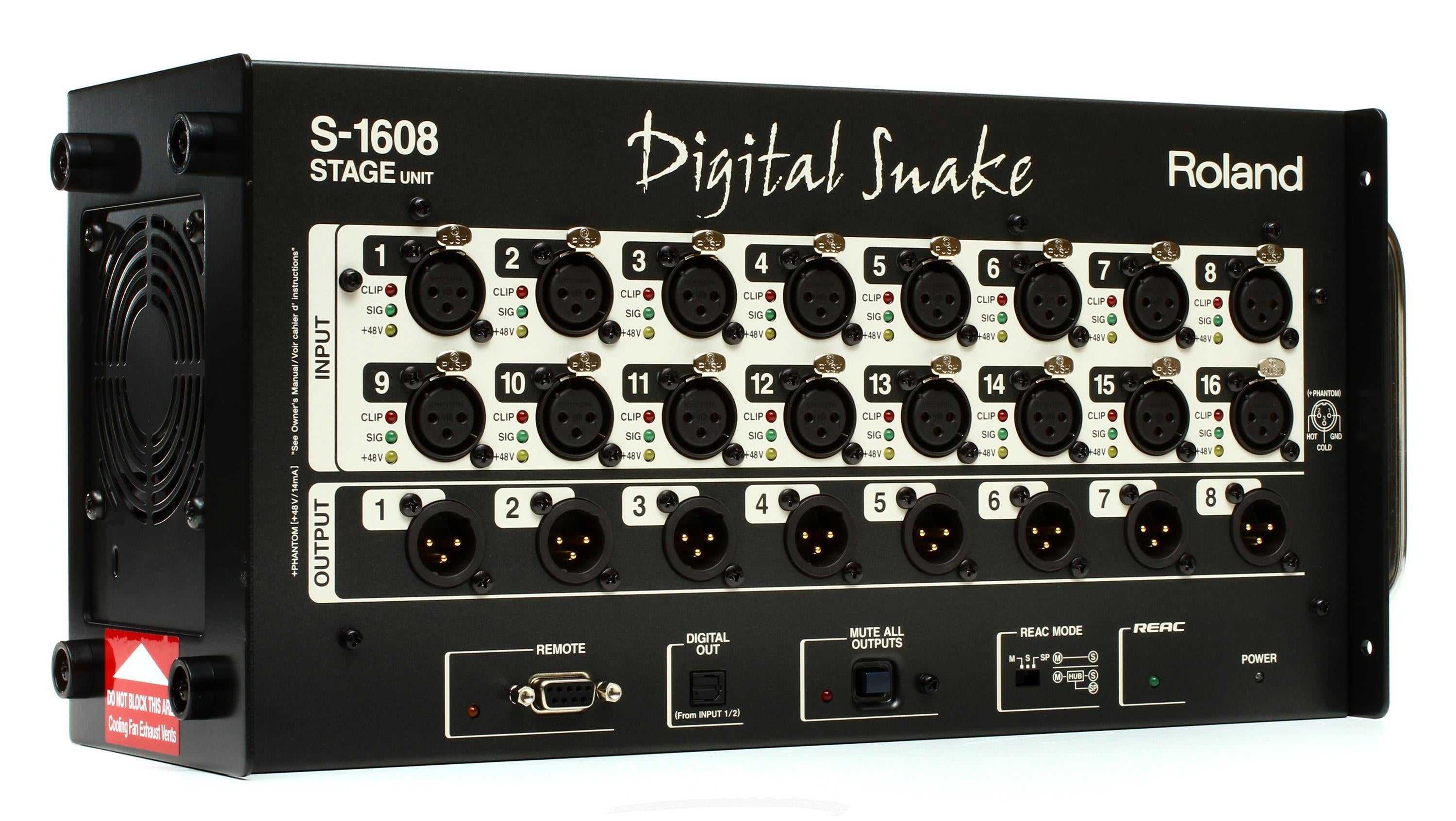 ROLAND Digital Snake S-1608 - オーディオ機器