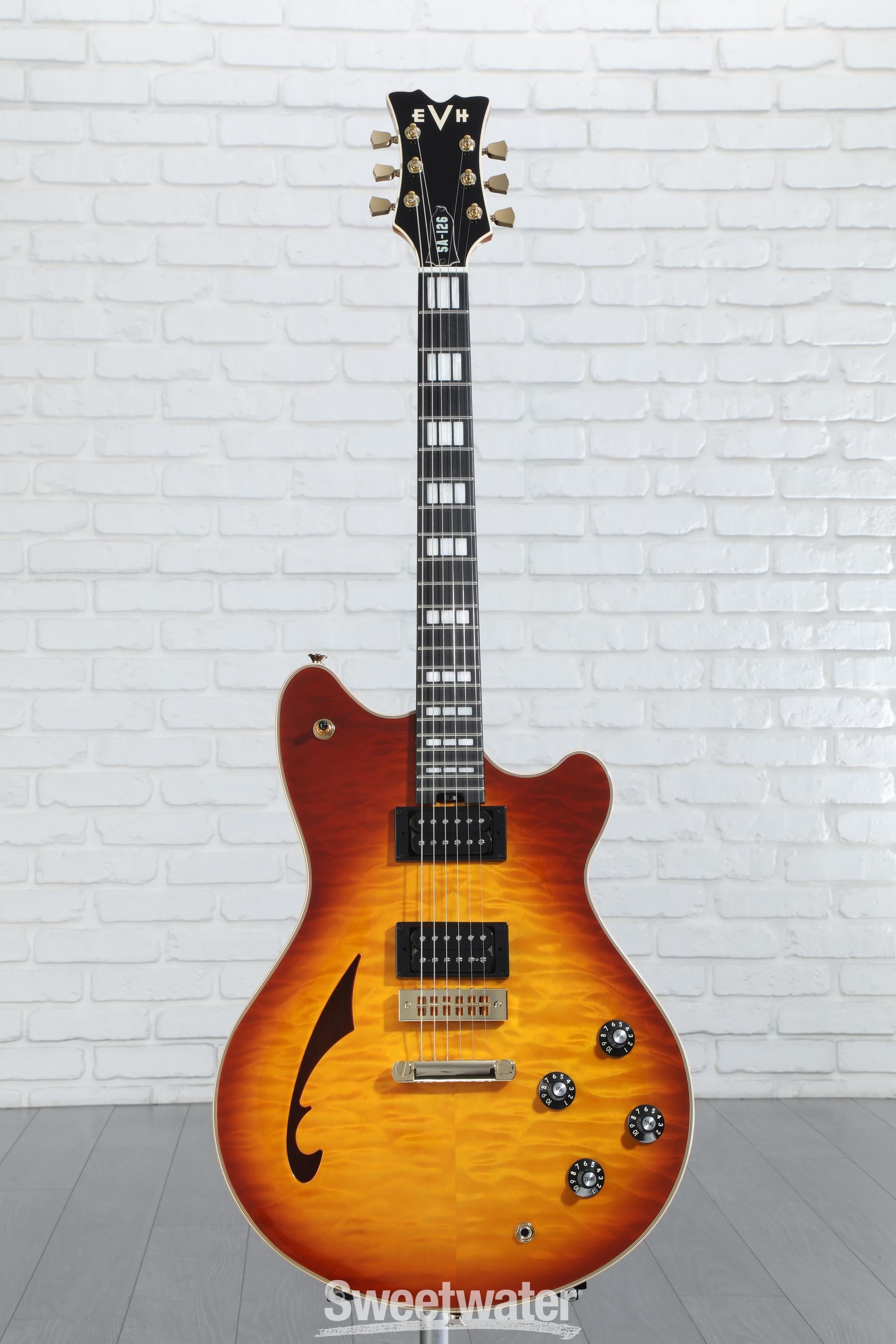 EVH SA-126 Special Quilted Maple Semi-hollowbody Electric Guitar
