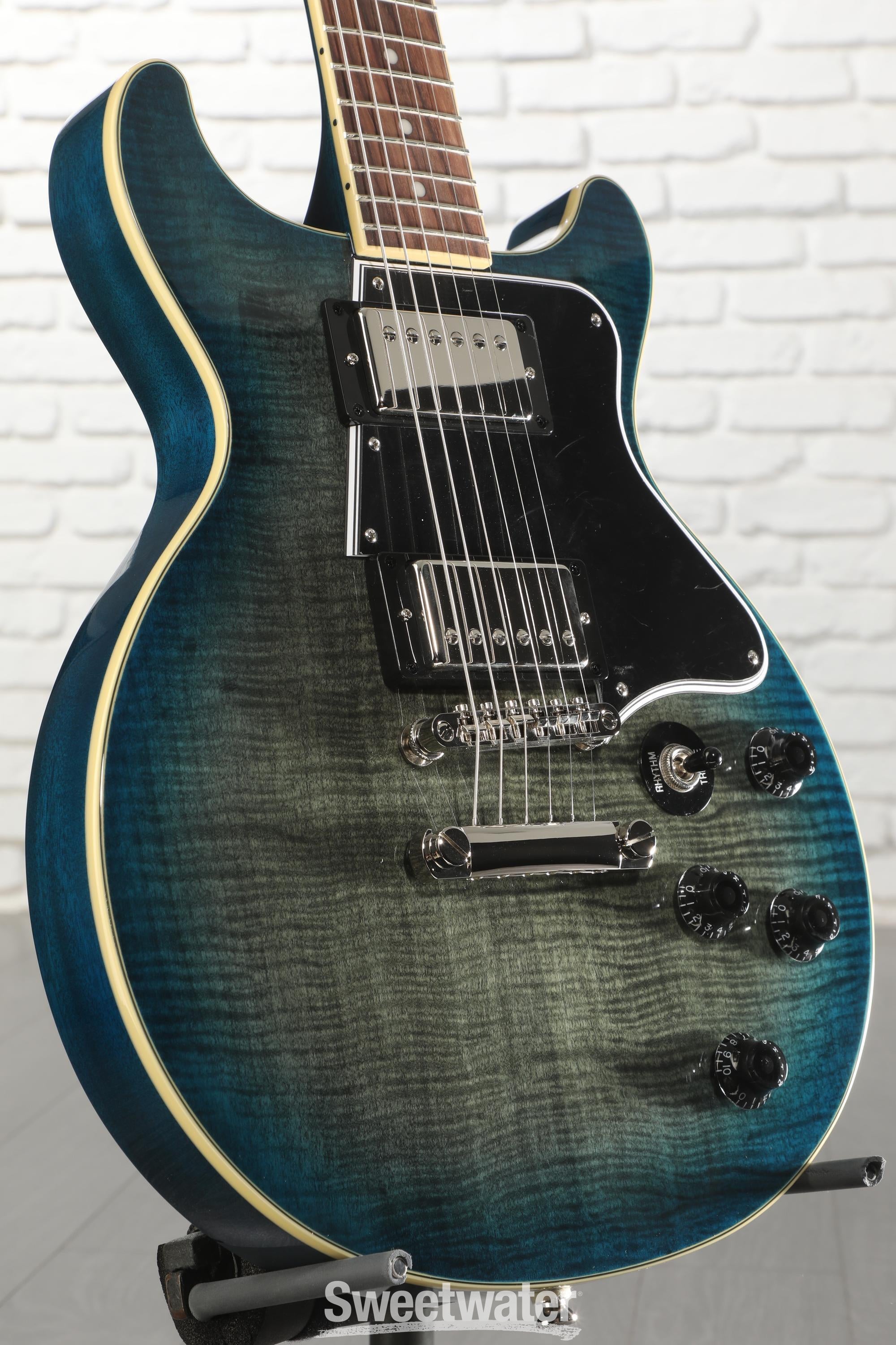 Photo of Epiphone Les Paul Special Double Cut Figured - Ocean Water
