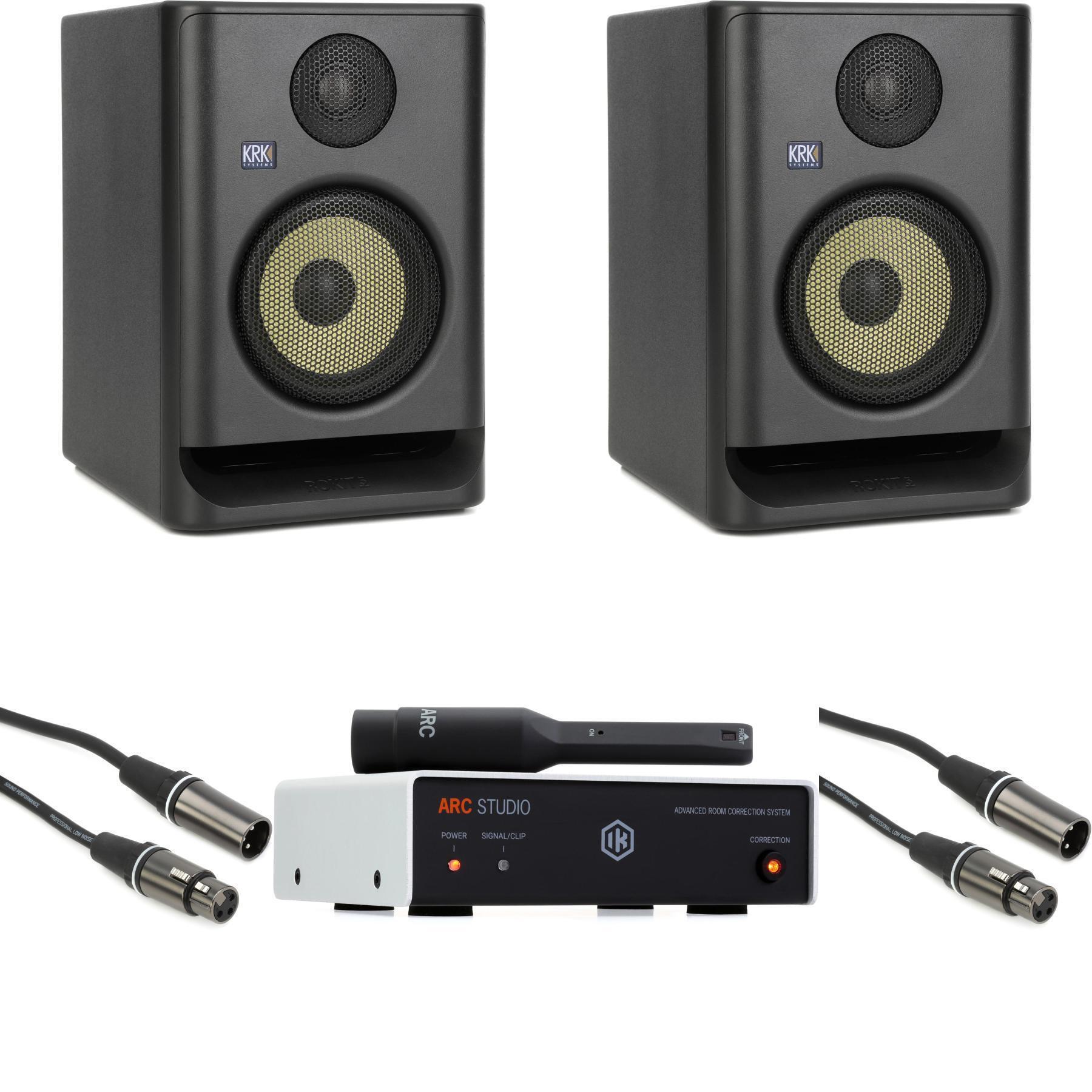 KRK ROKIT 5 G5 5-inch Powered Studio Monitor Pair and IK
