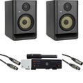 Photo of KRK ROKIT 5 G5 5-inch Powered Studio Monitor Pair and IK Multimedia ARC Studio Advanced Room Correction System