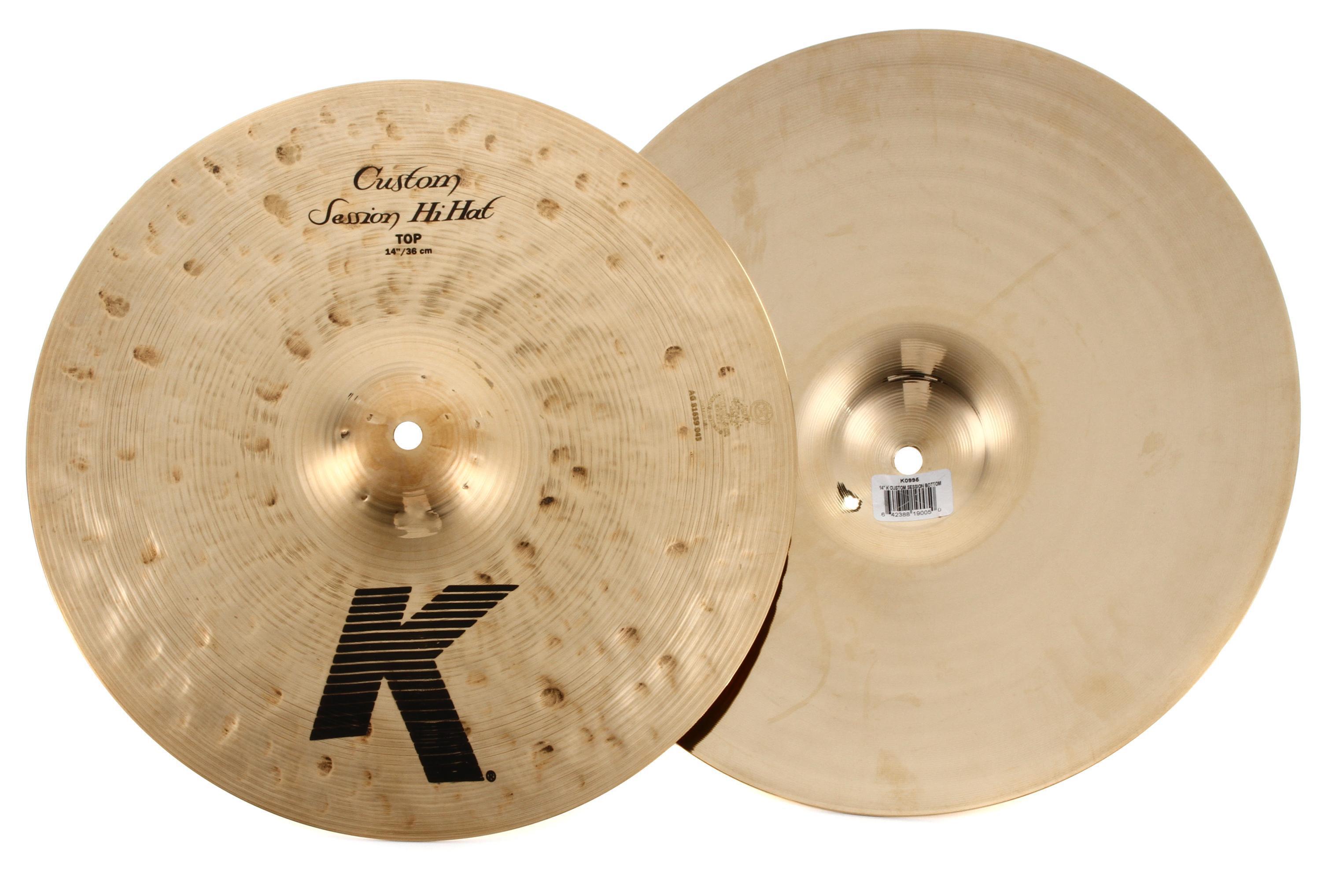 Zildjian 14 inch K Custom Session Hi-hat Cymbals