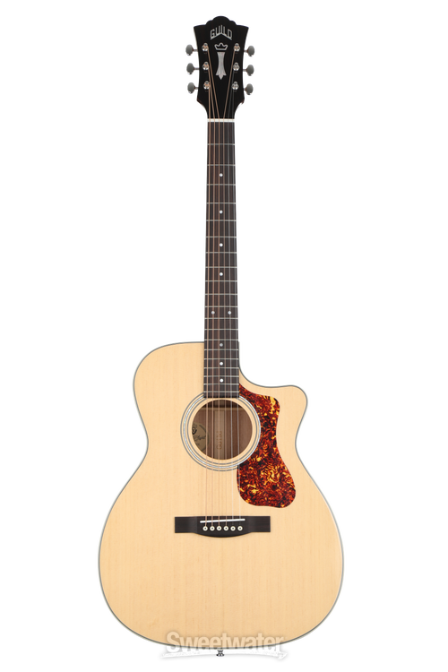 Guild OM-140CE Orchestra Acoustic-Electric Guitar - Natural