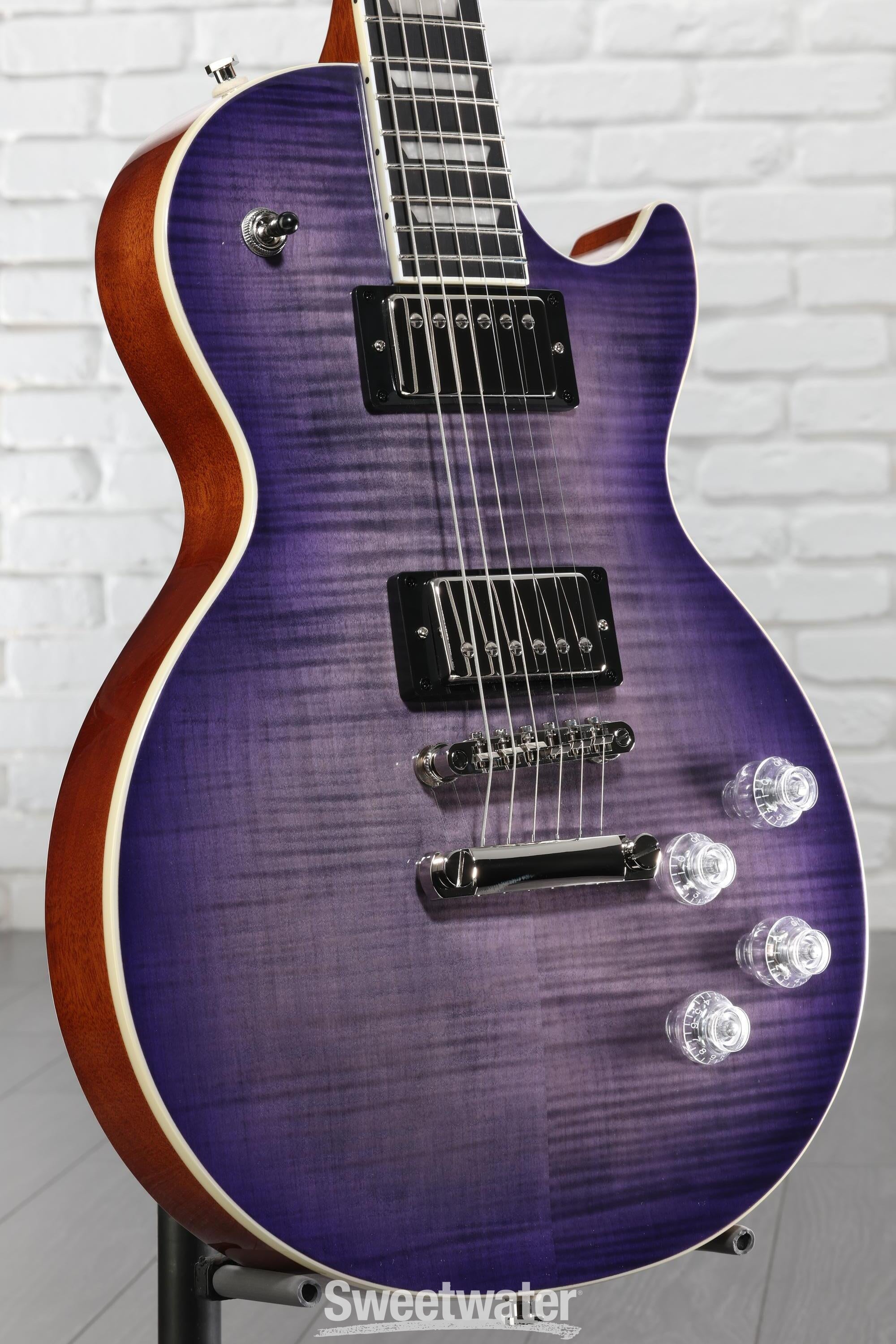 Epiphone Les Paul Modern Figured Electric Guitar - Purple Burst