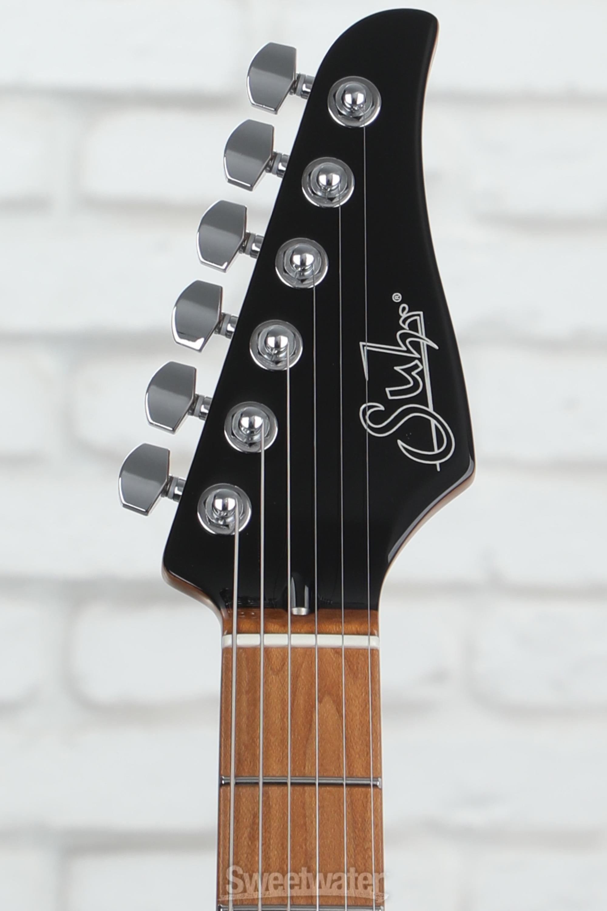 Suhr Modern Plus Electric Guitar - Trans Blue Denim Slate | Sweetwater