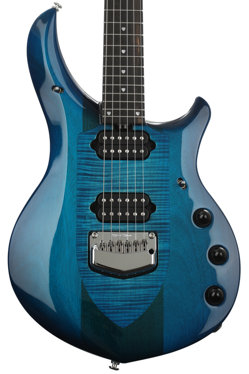 ギター EARNIE BALL MUSICMAN MAJESTY 7 BLUE HONU Ernie Ball Music Man John Petrucci Majesty - Blue Honu