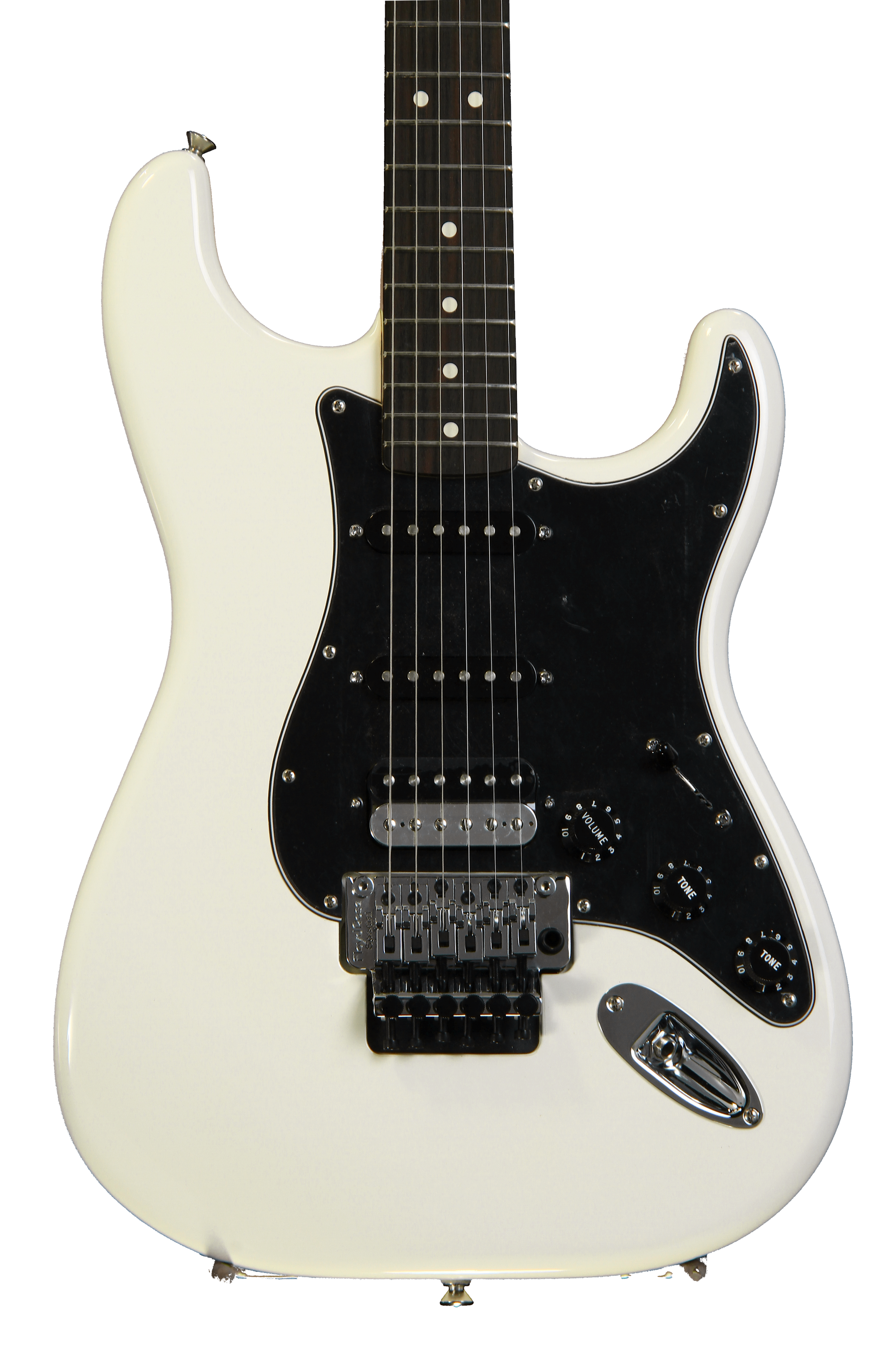 Fender Standard Stratocaster HSS with Floyd Rose - Olympic White with Rosewood Fingerboard