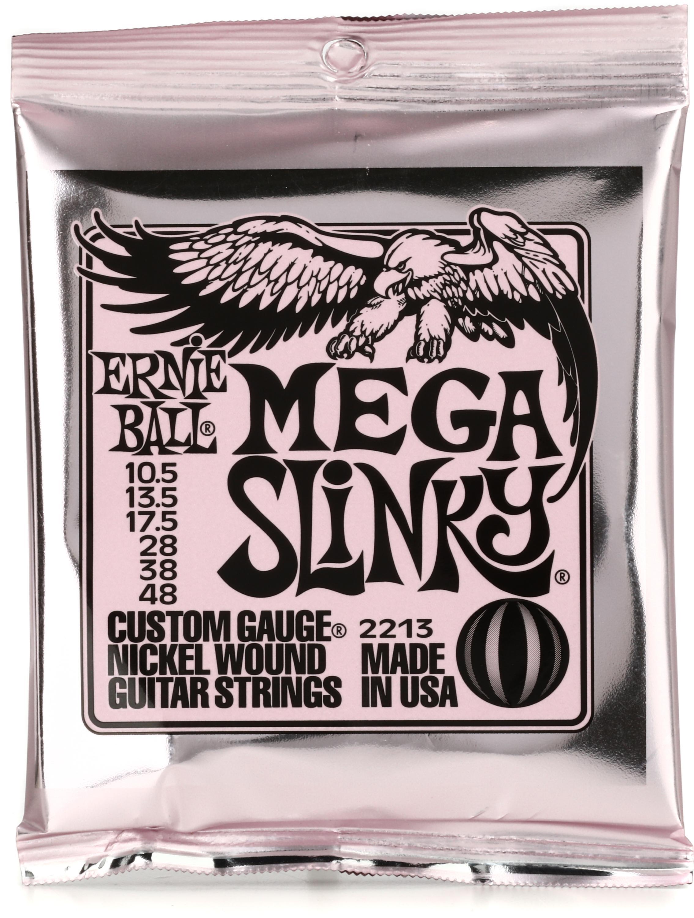 Ernie Ball 2213 Mega Slinky Nickel Wound Electric Guitar Strings