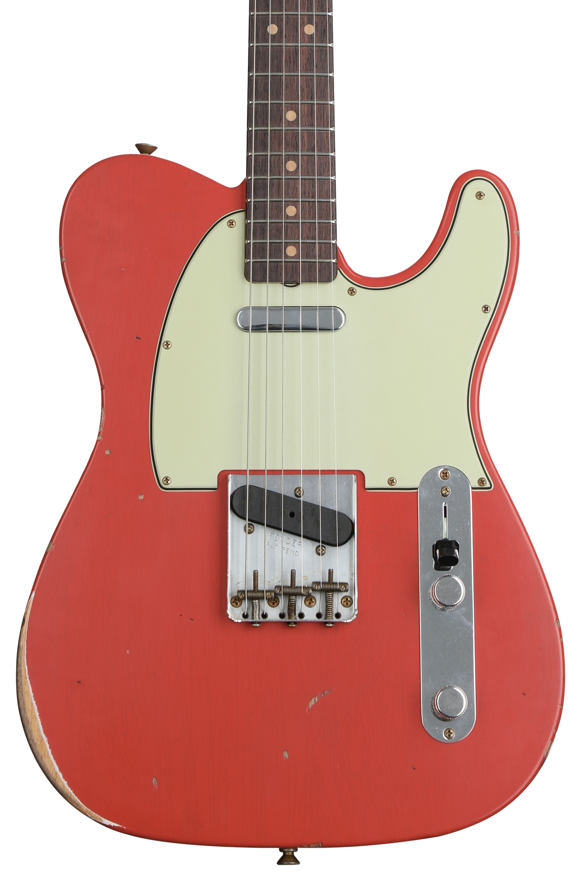 ★★Component Relic FiestaRed Telecaster★★ Fender Custom Shop 1963 Telecaster Relic - Fiesta Red