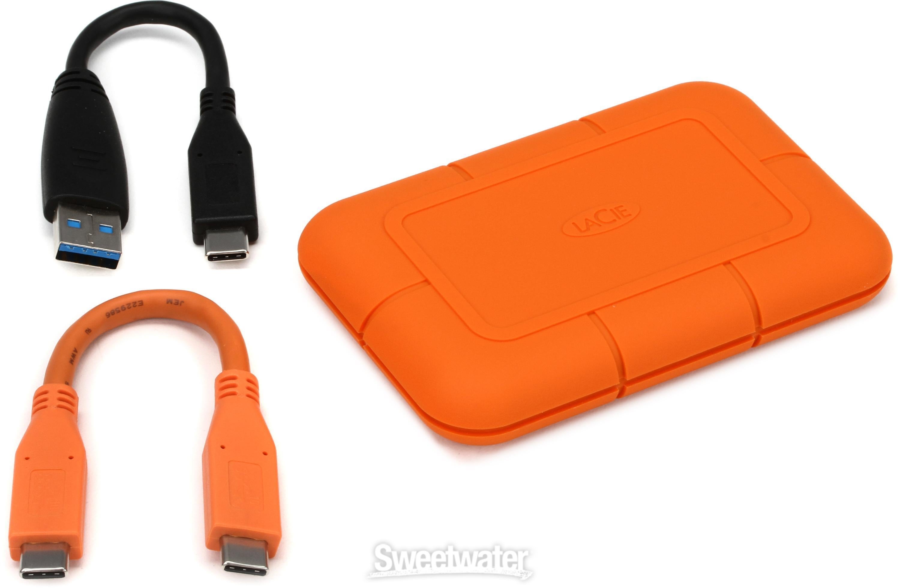 LaCie Rugged SSD 2TB USB-C Solid State Drive | Sweetwater