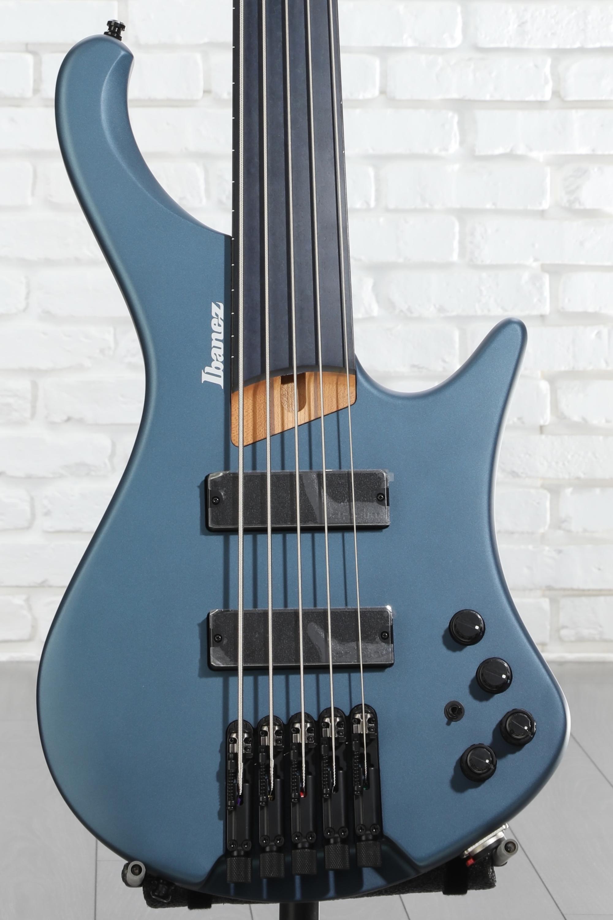Ibanez Standard EHB1005F Fretless 5-string Bass Guitar - Arctic