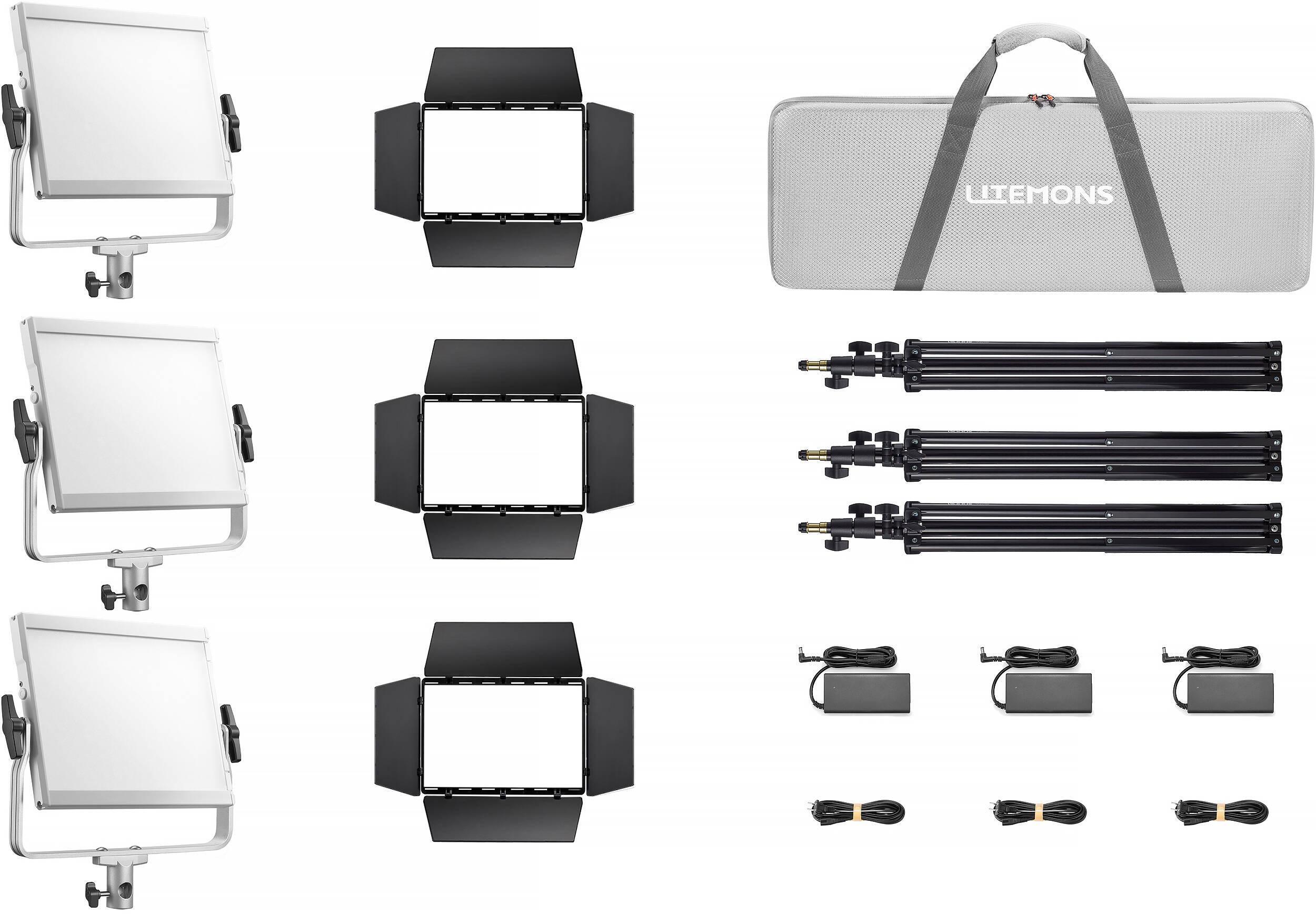 Photo of Godox LP600RK3 Litemons LP600R LED Panel 3-light Kit