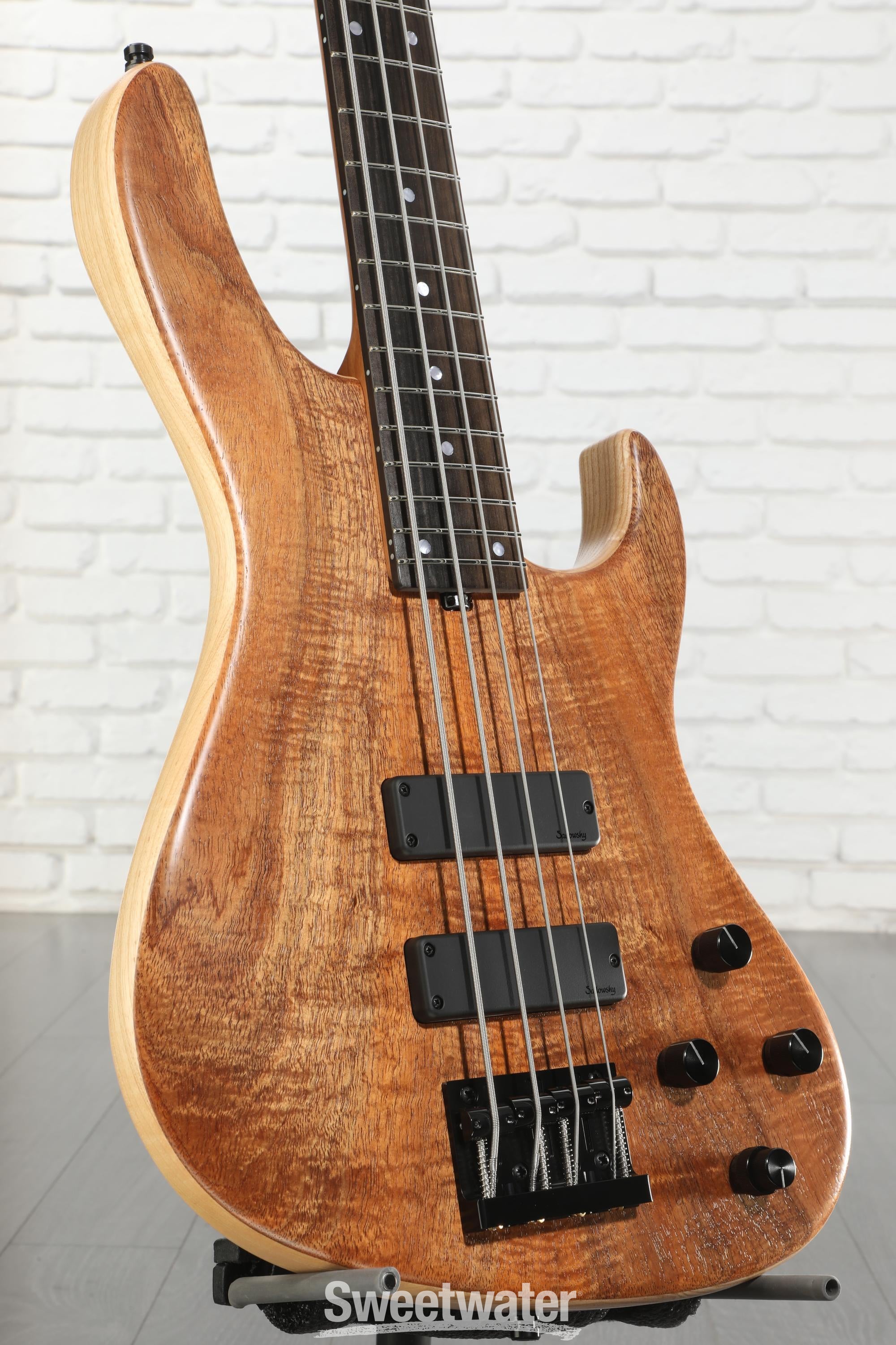Photo of Sadowsky MetroLine 24-Fret Modern Electric Bass Guitar - Natural Transparent Satin