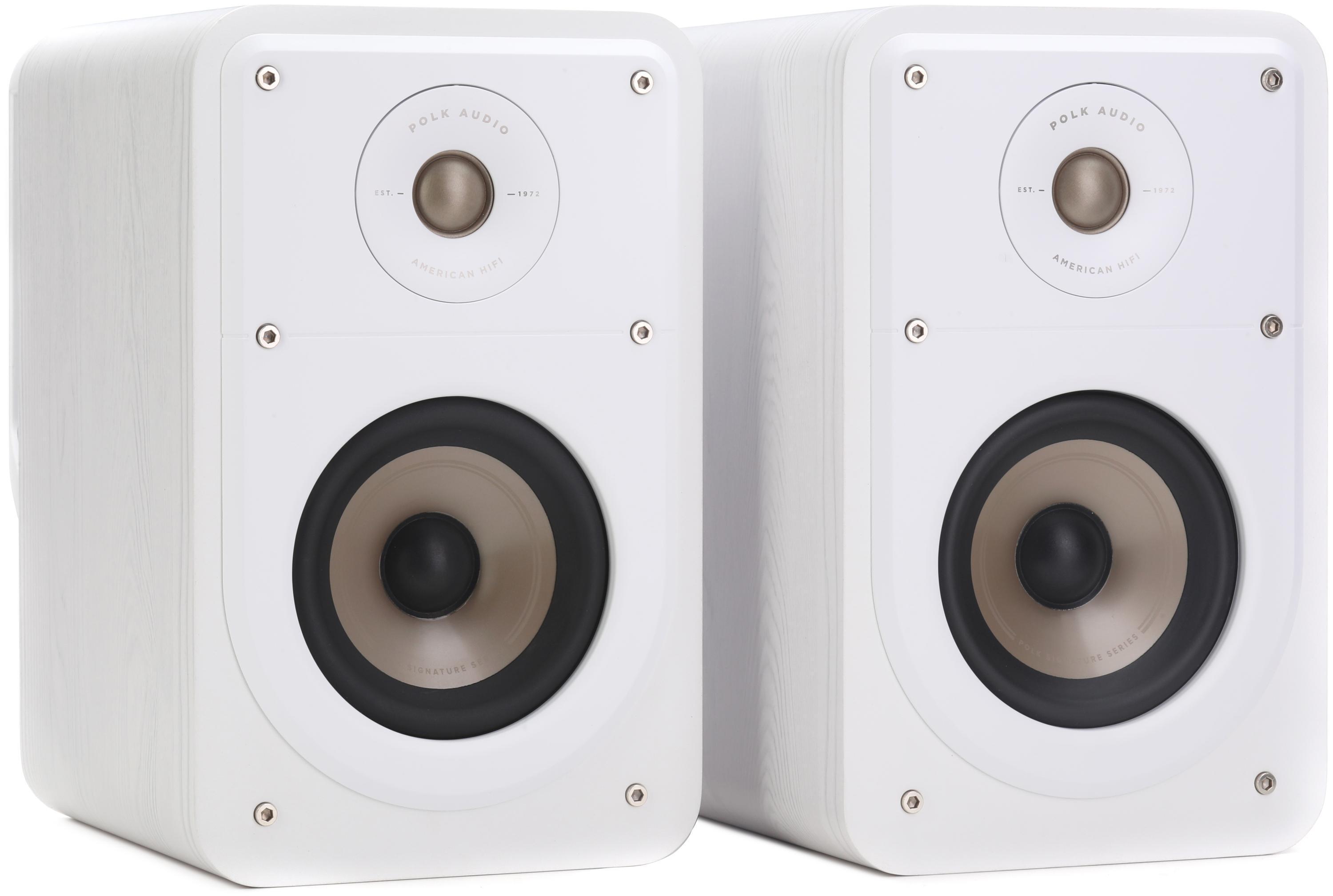 Polk Audio Signature Elite ES15 Bookshelf Speakers White (Pair